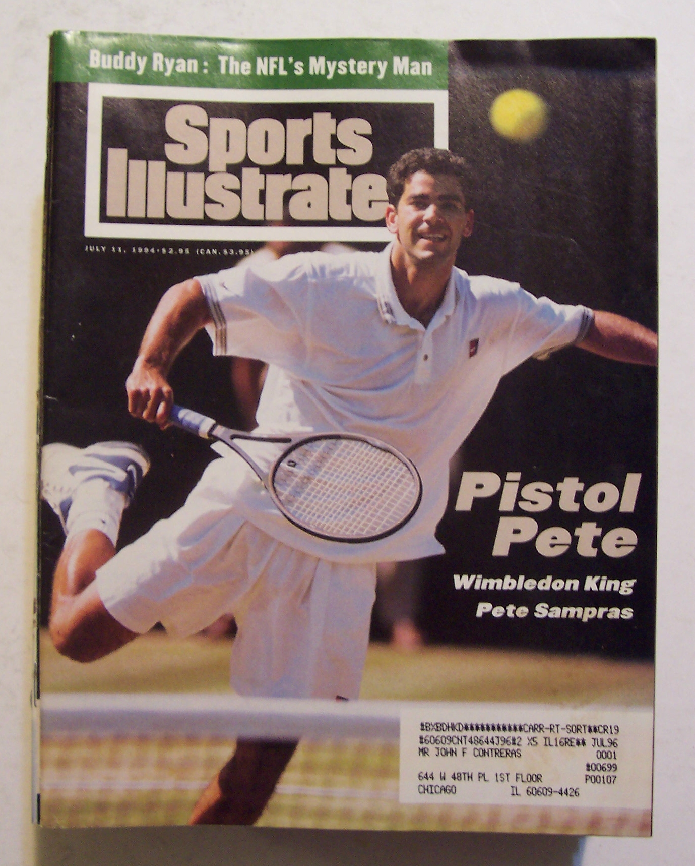Sports Illustrated Magazine-July 11, 1994-Pete Sampras