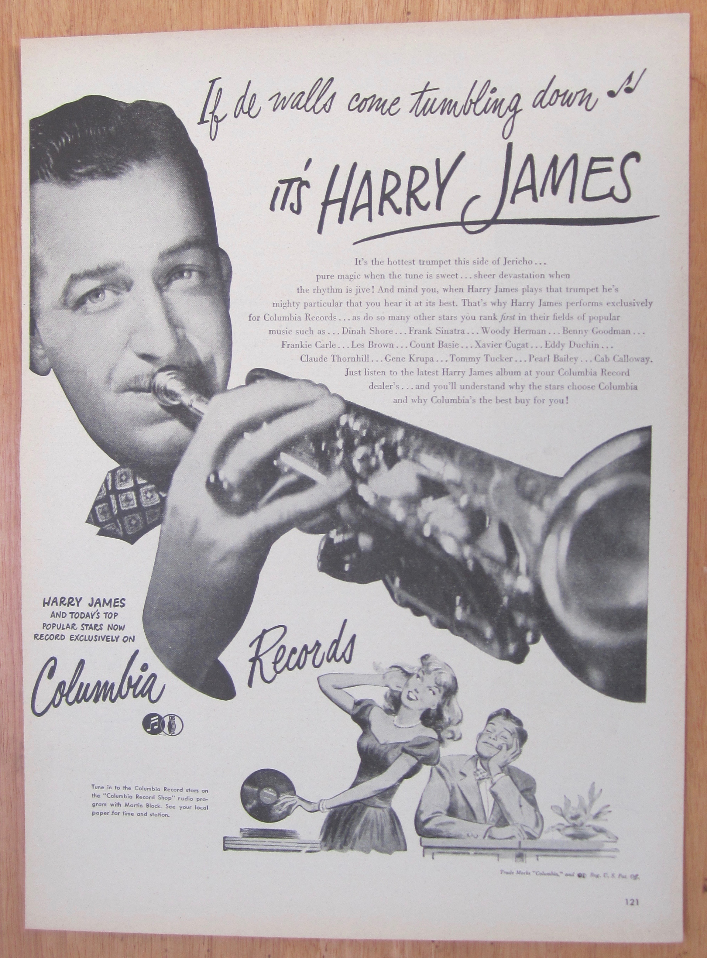 1946 Columbia Records with Harry James
