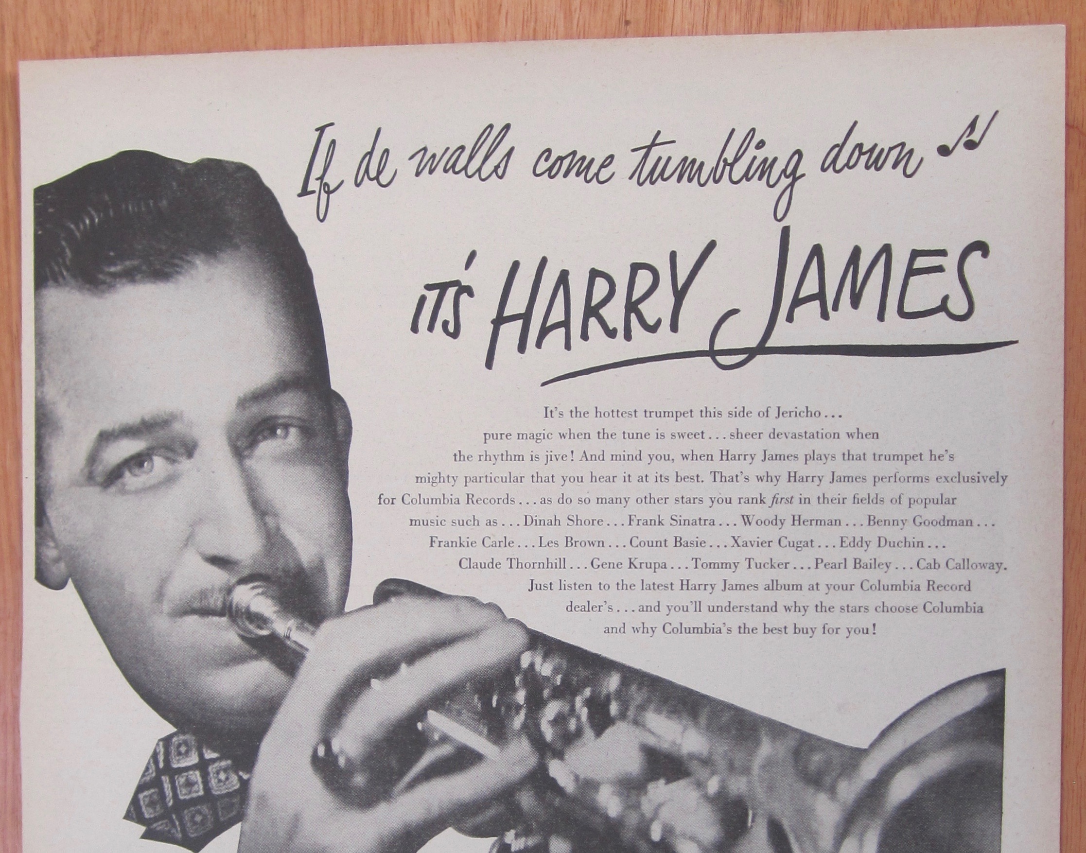 1946 Columbia Records with Harry James