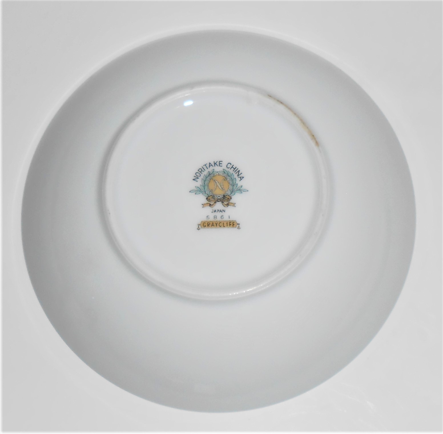 Noritake Porcelain China 5861 Graycliff w/Platinum Frui