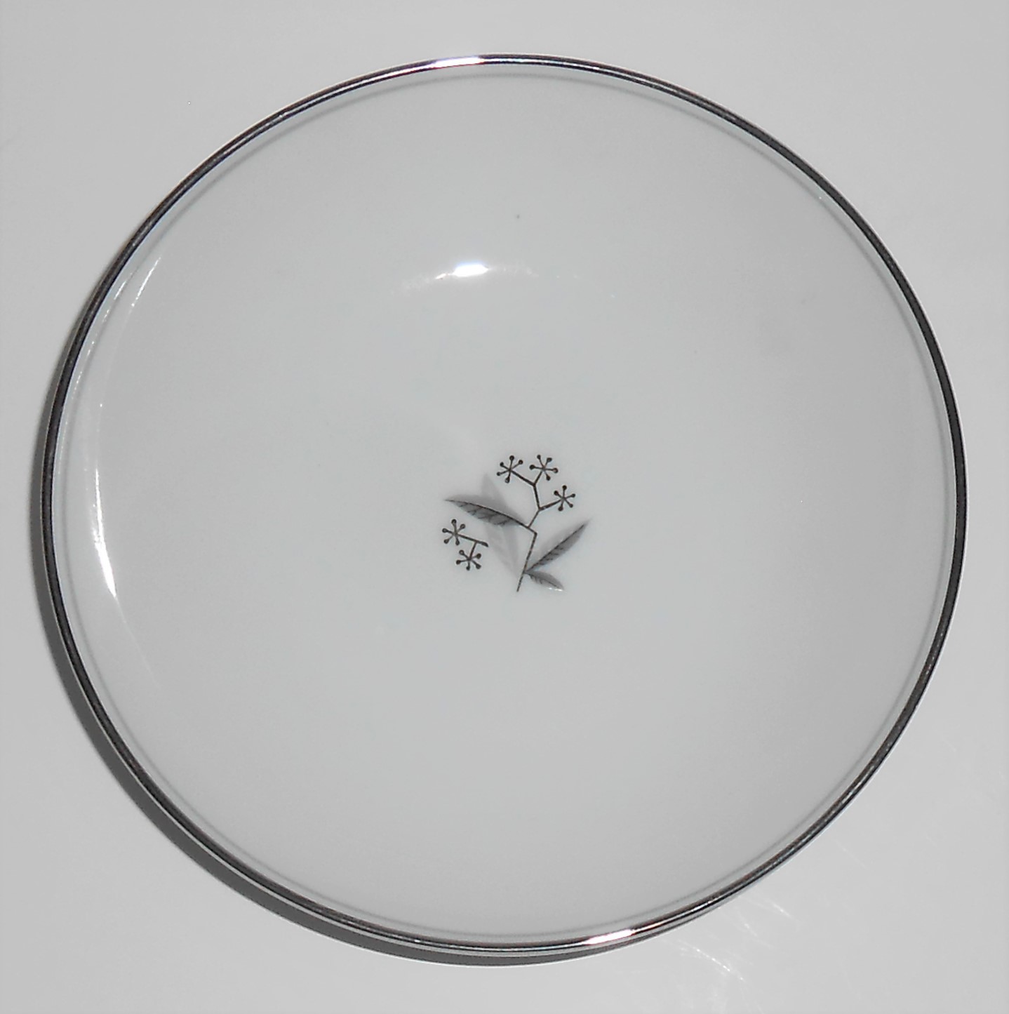 Noritake Porcelain China 5861 Graycliff w/Platinum Frui