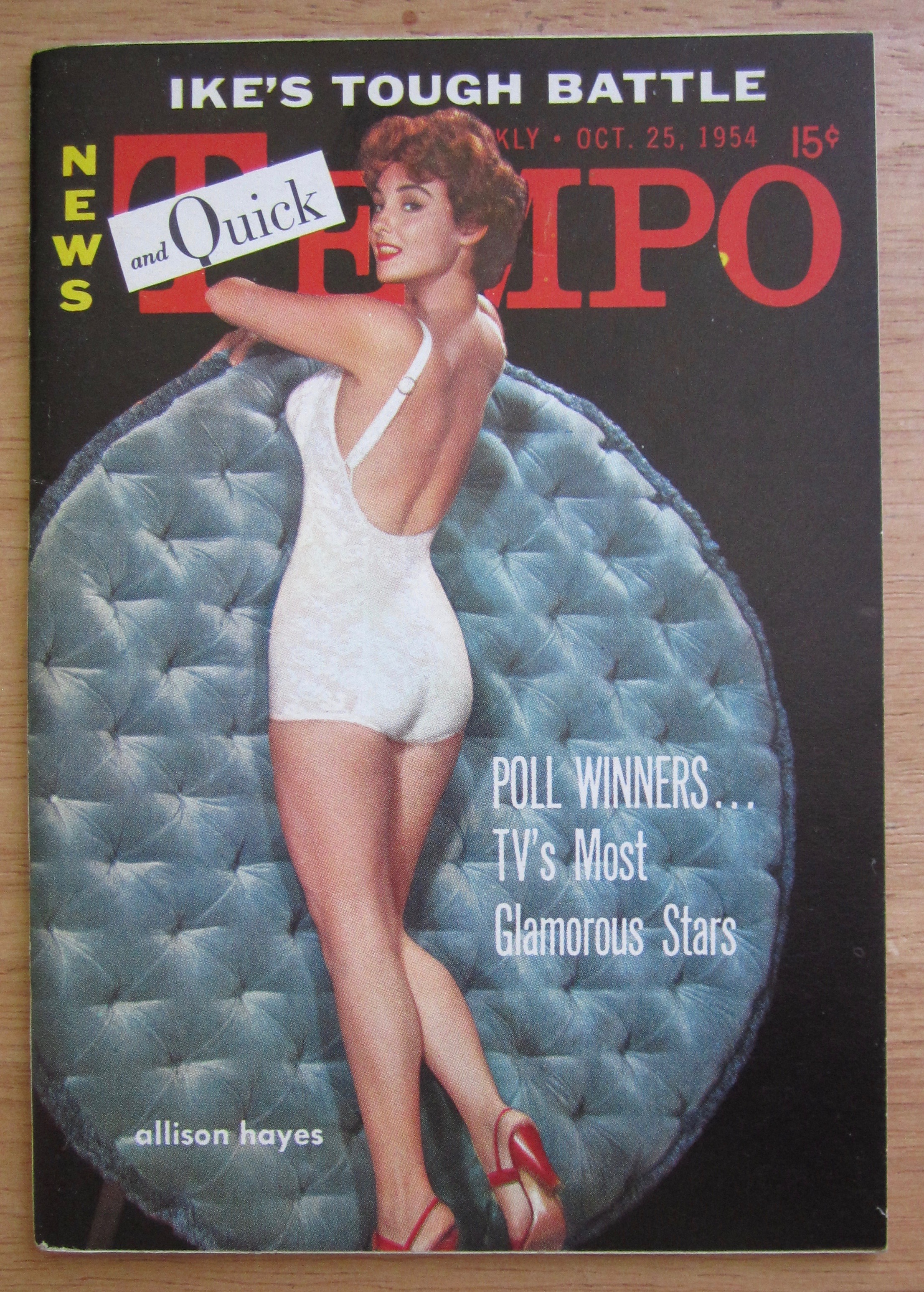 Tempo Magazine October 25, 1954 Allison Hayes