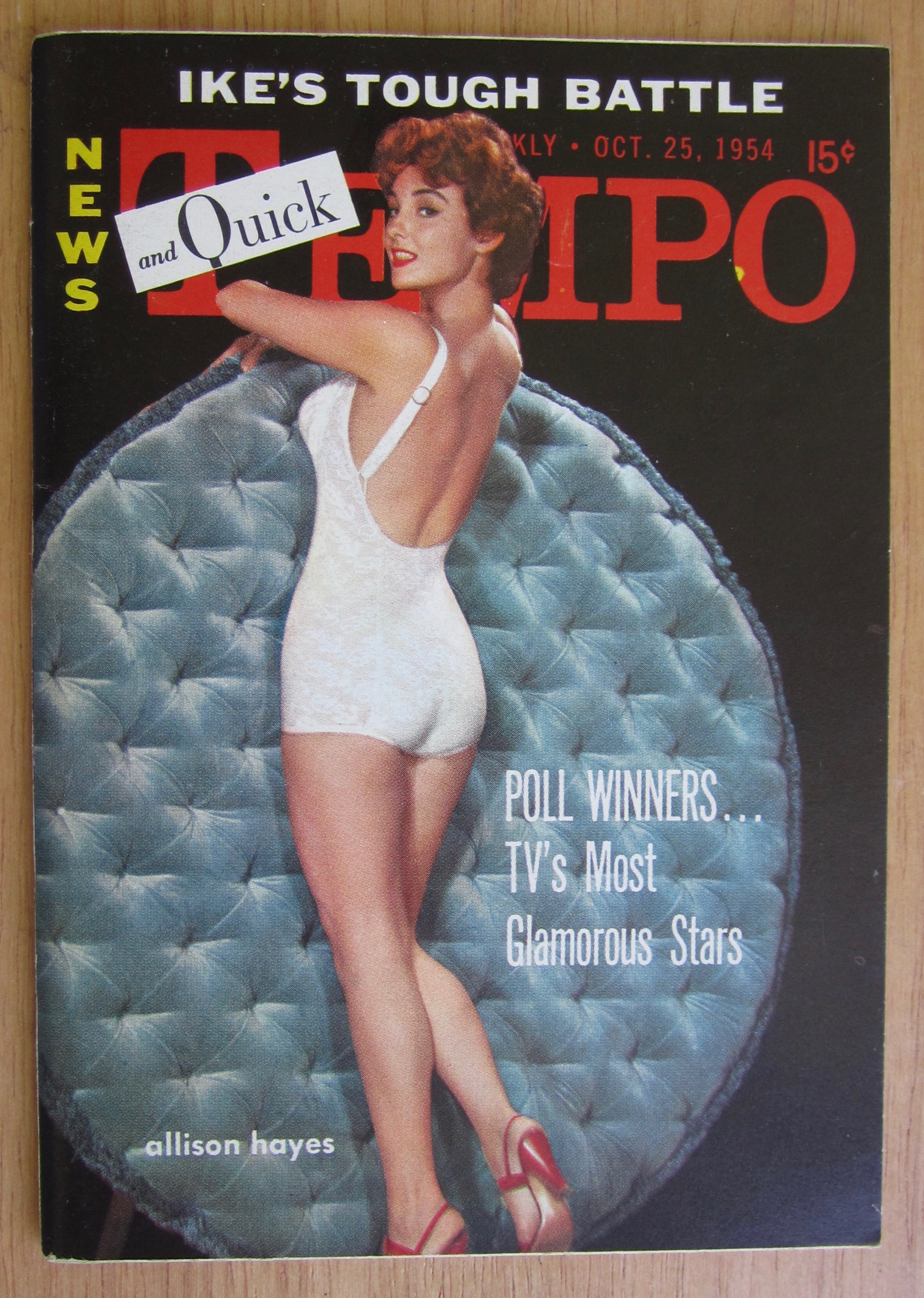Tempo Magazine October 25, 1954 Allison Hayes