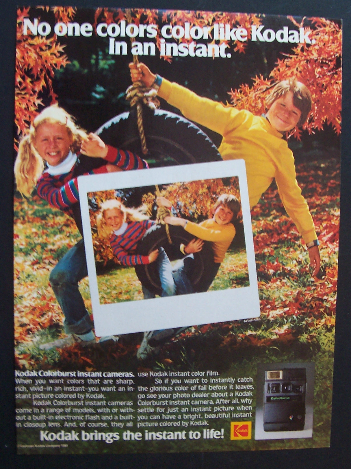 1981 Kodak Colorburst Instant Camera