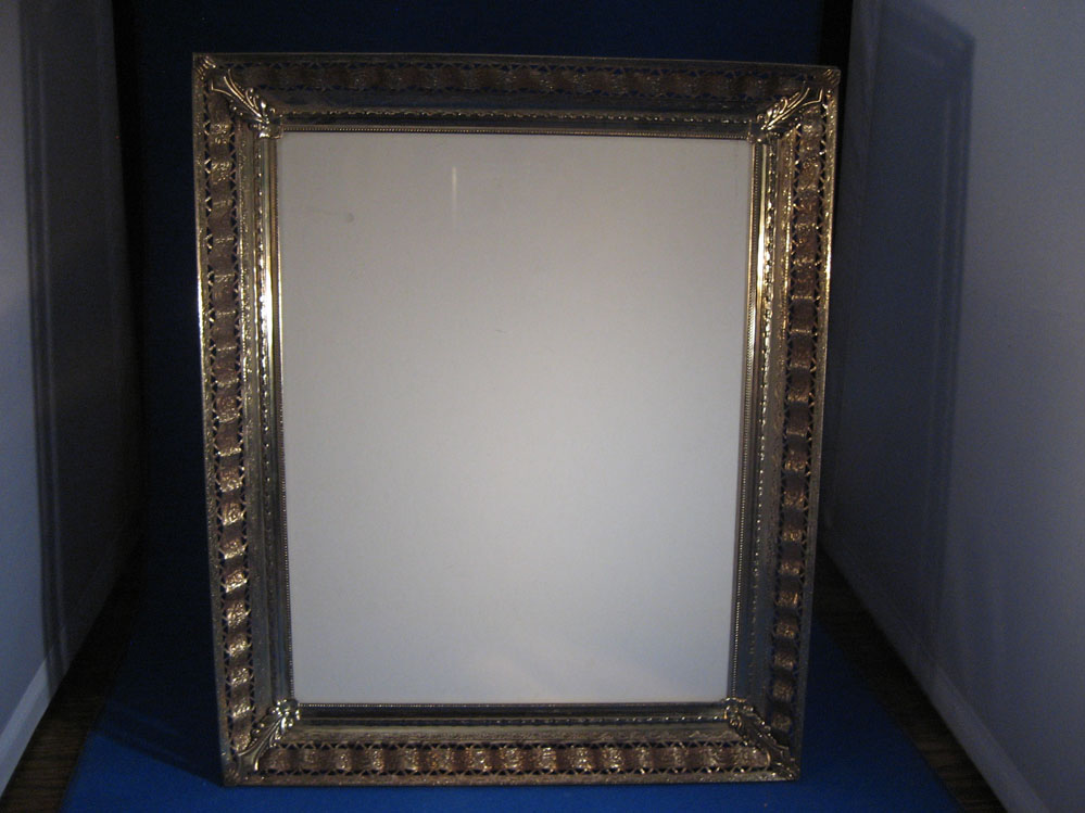 Gold Colored Metal Picture Frame
