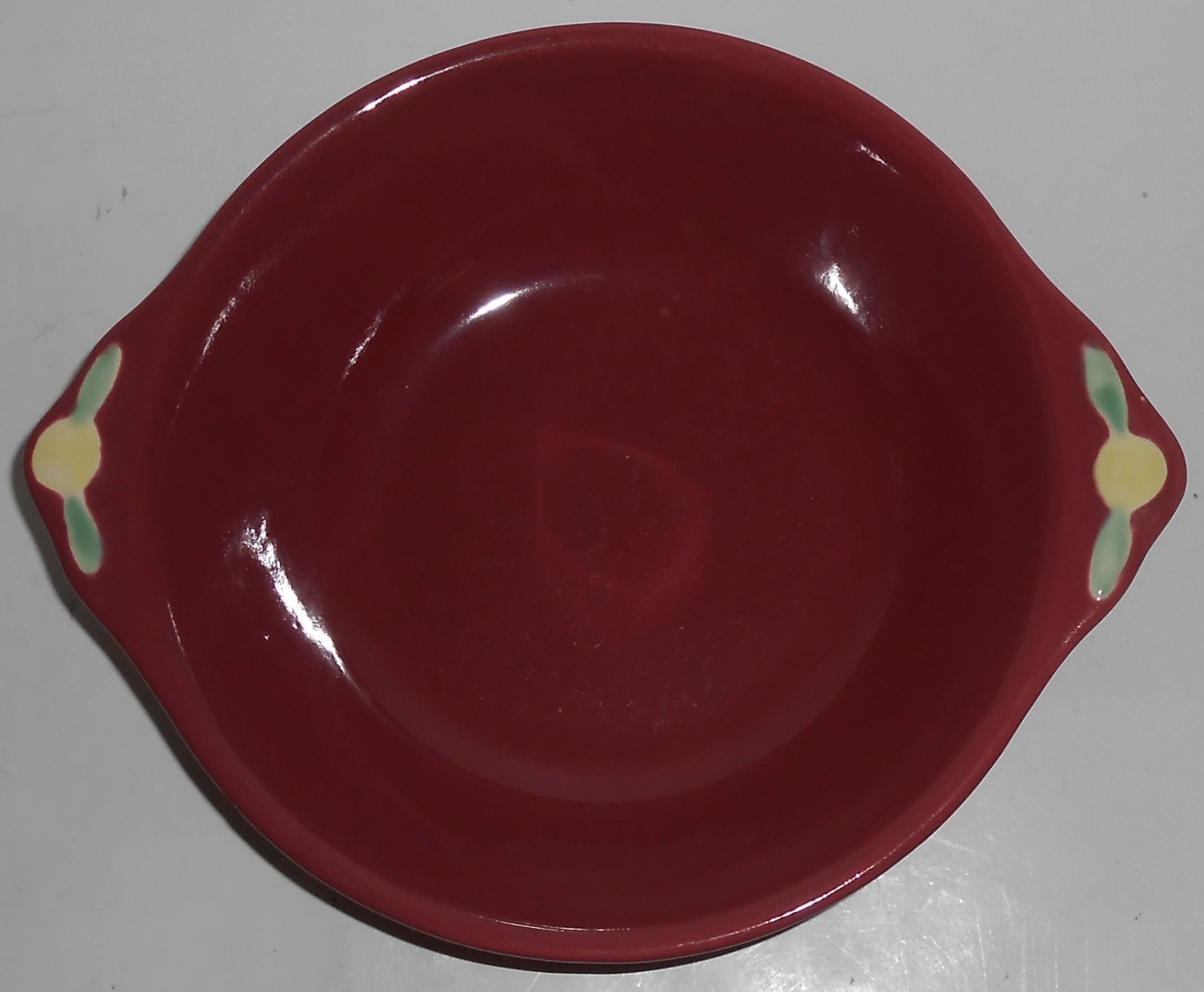 Coors Pottery Rosebud Red Vegetable Bowl
