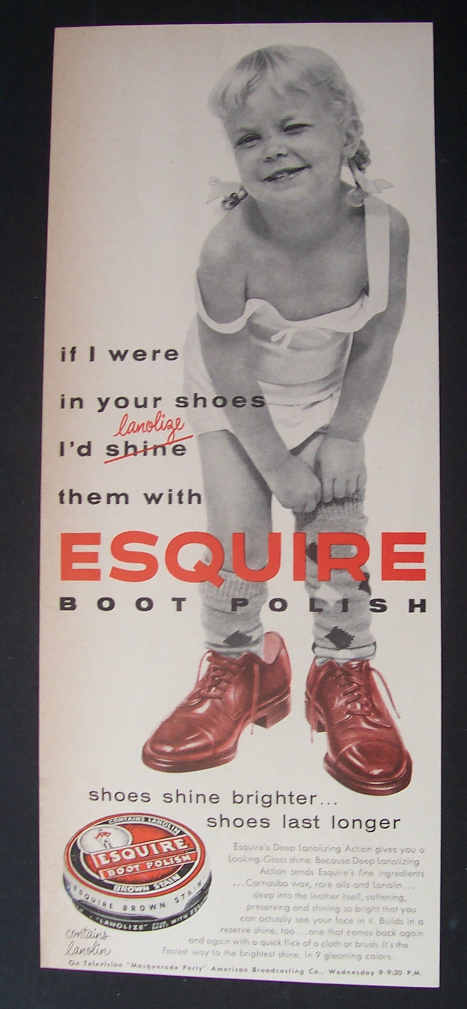 1954 Esquire Boot Polish