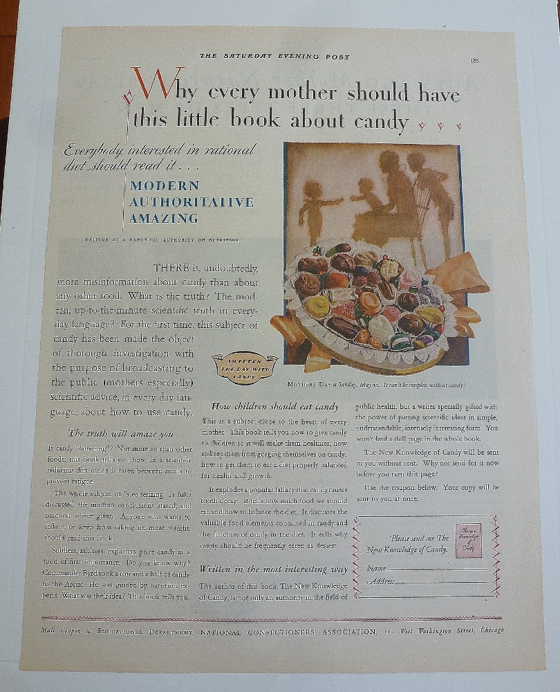 1929 National Confectioner Association w/ Box Of Candy