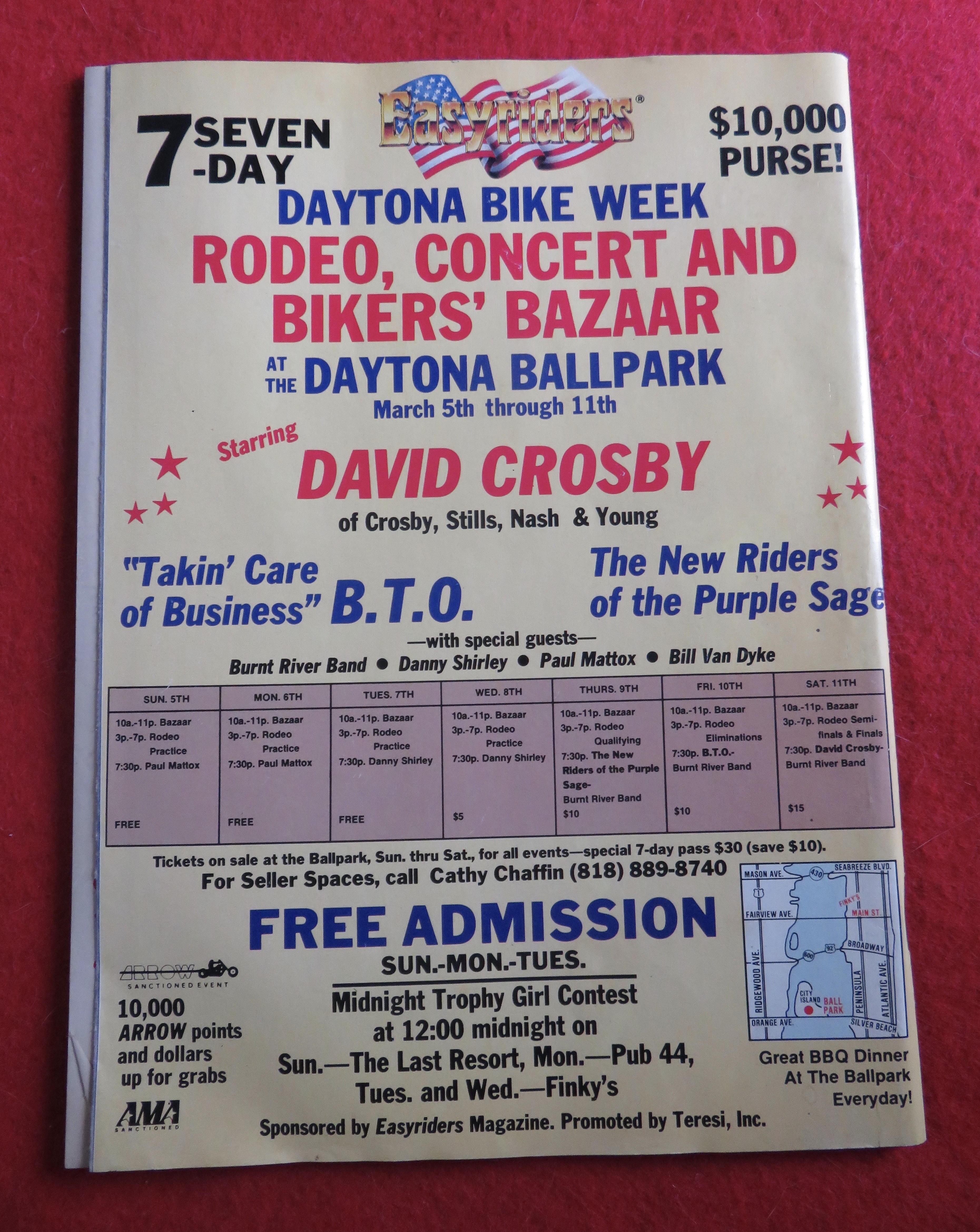 Easyriders March 1989 Gary Busey