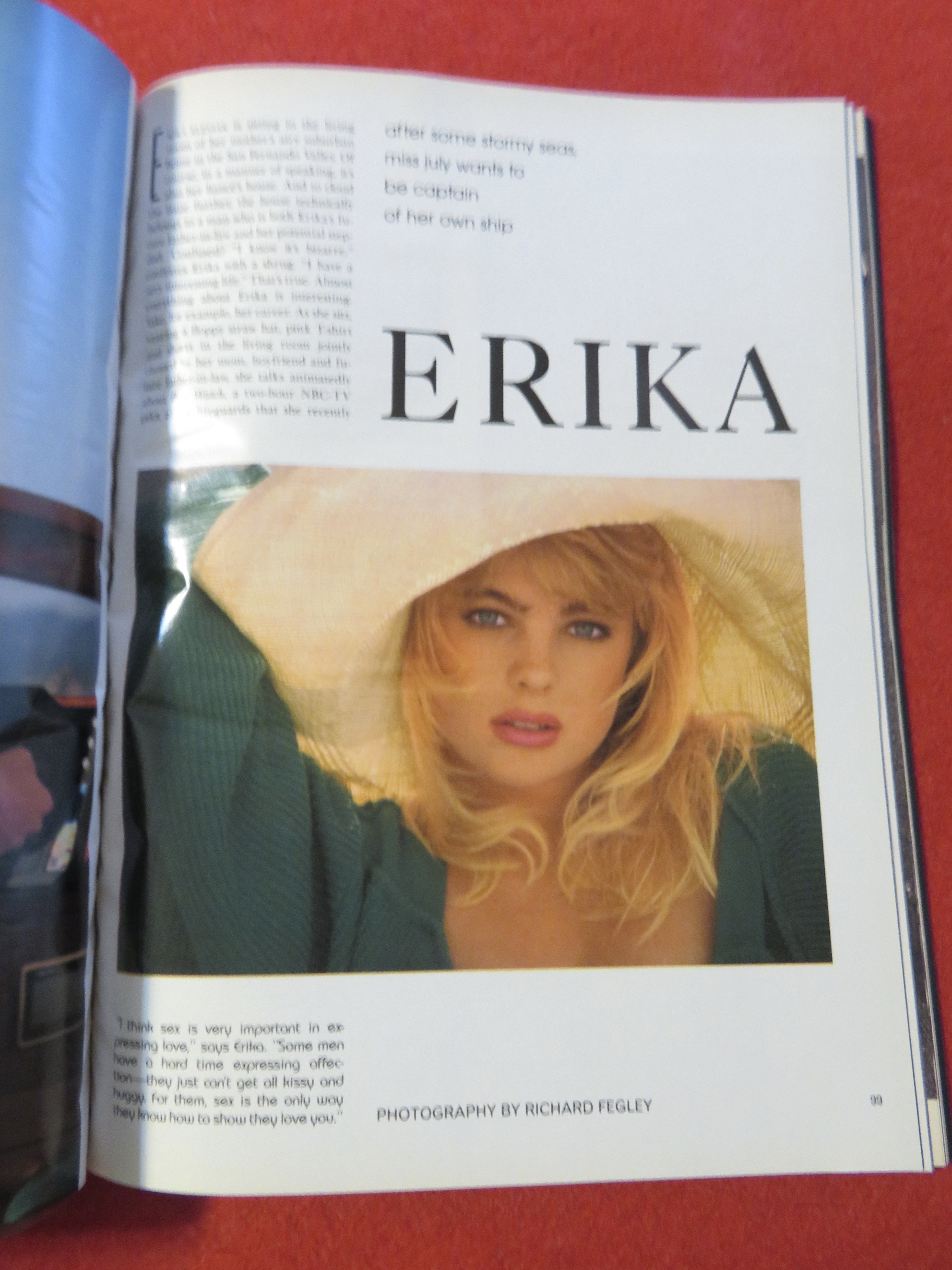 Playboy Magazine - July 1989 - Erika Eleniak