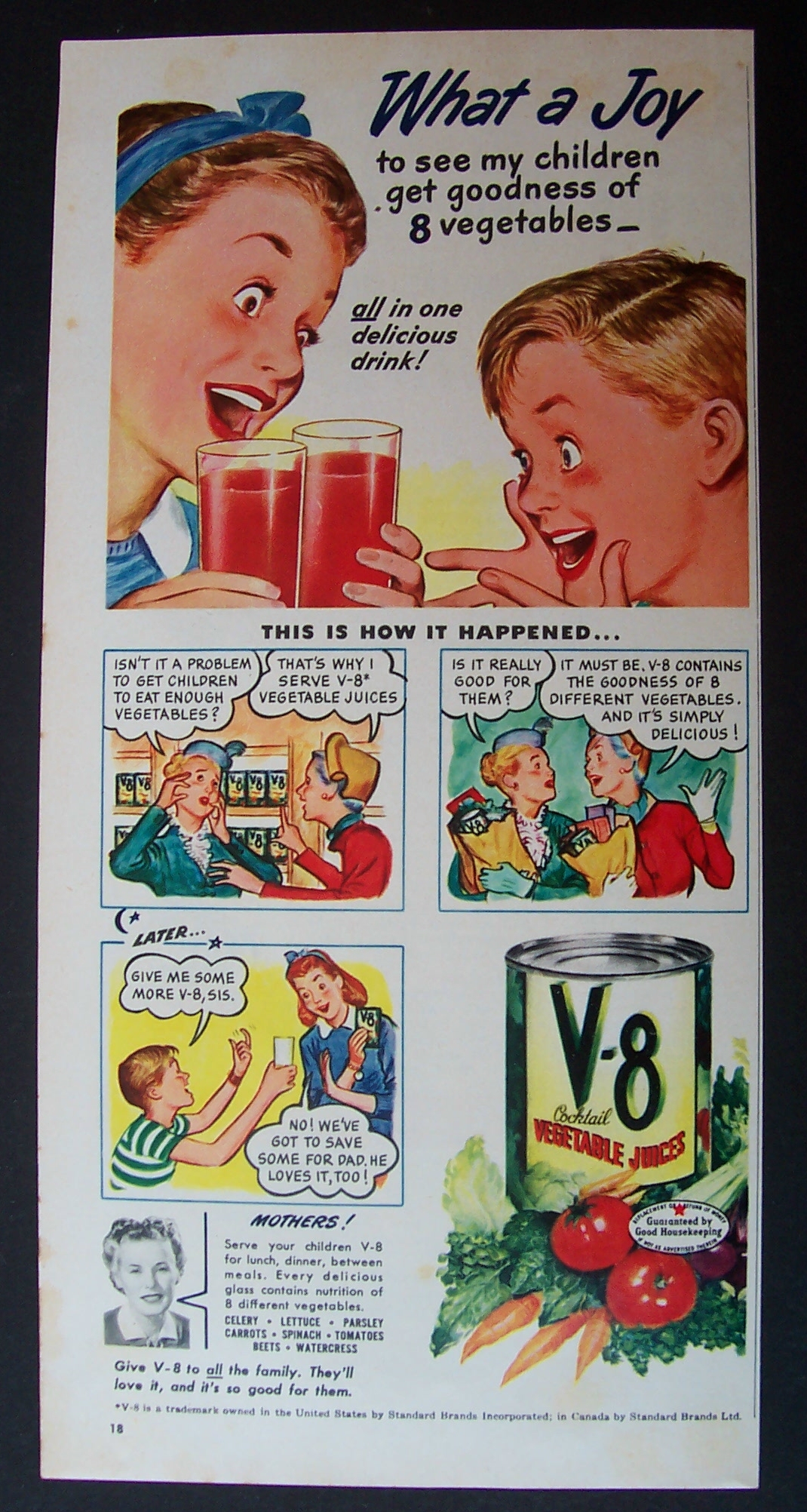 1948 V - 8 Vegetable Juice