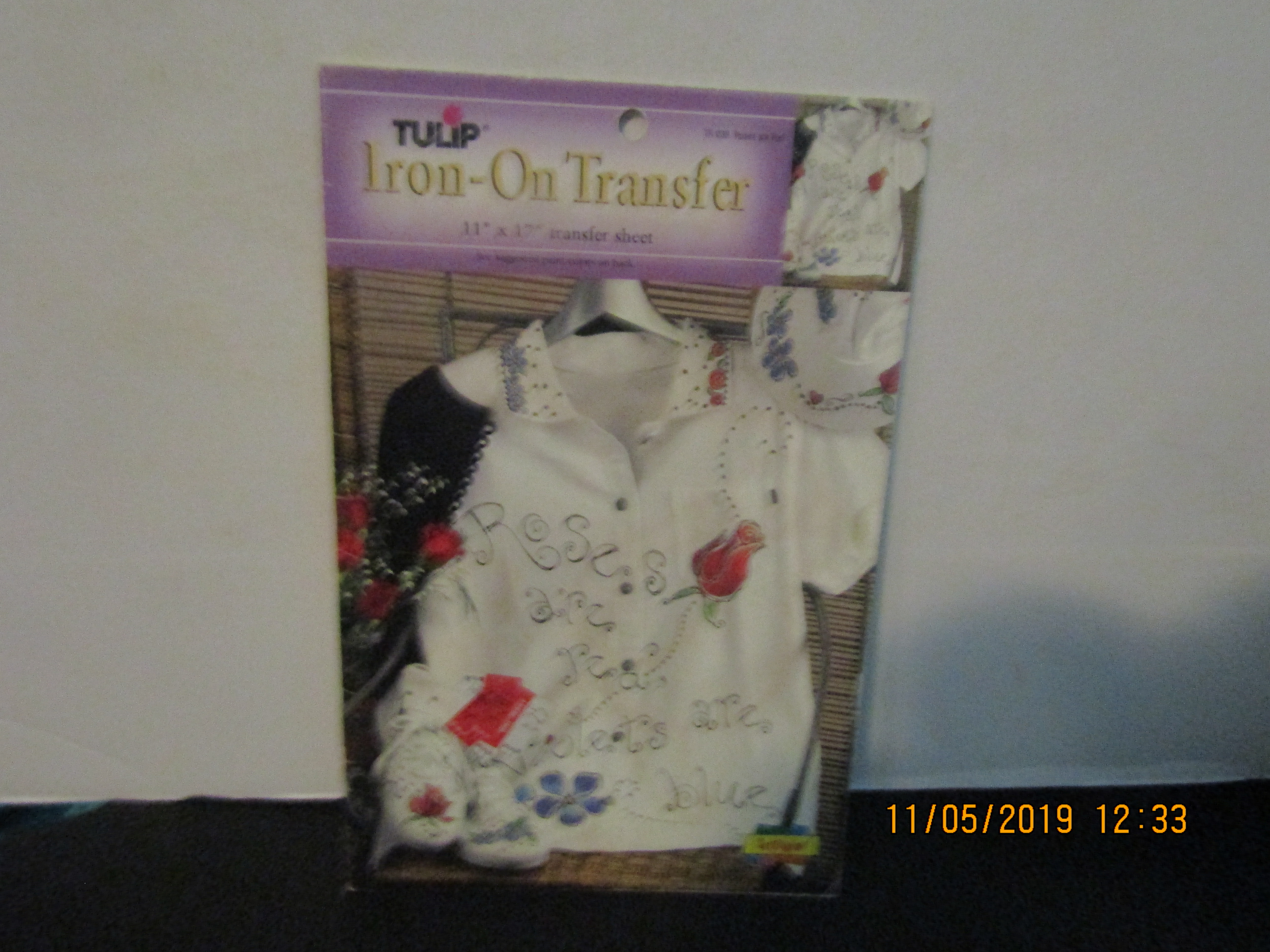 Creative Tulip Iron-On Transfers Roses Are Red