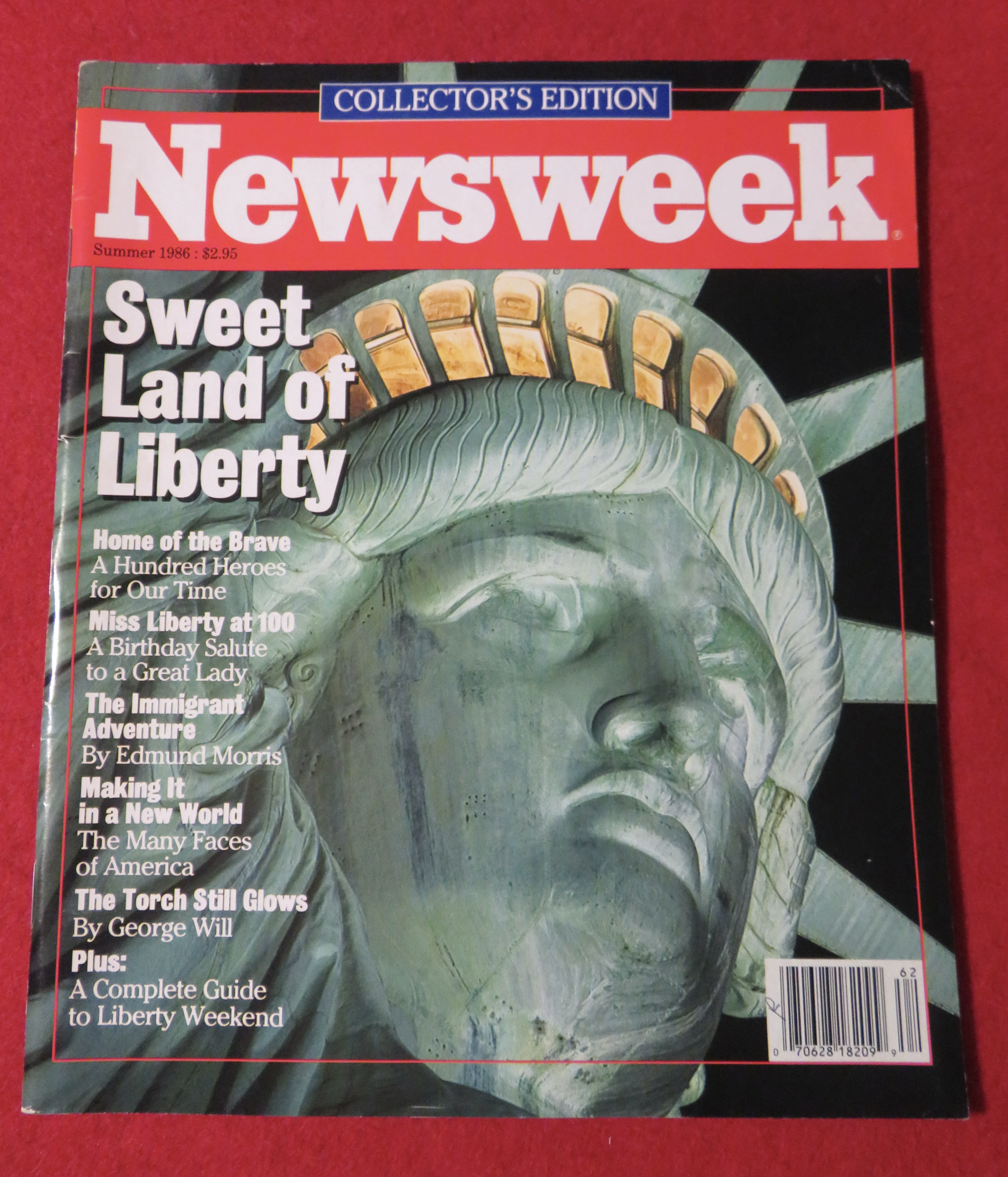 Newsweek Magazine Summer 1986 Sweet Land Of Liberty