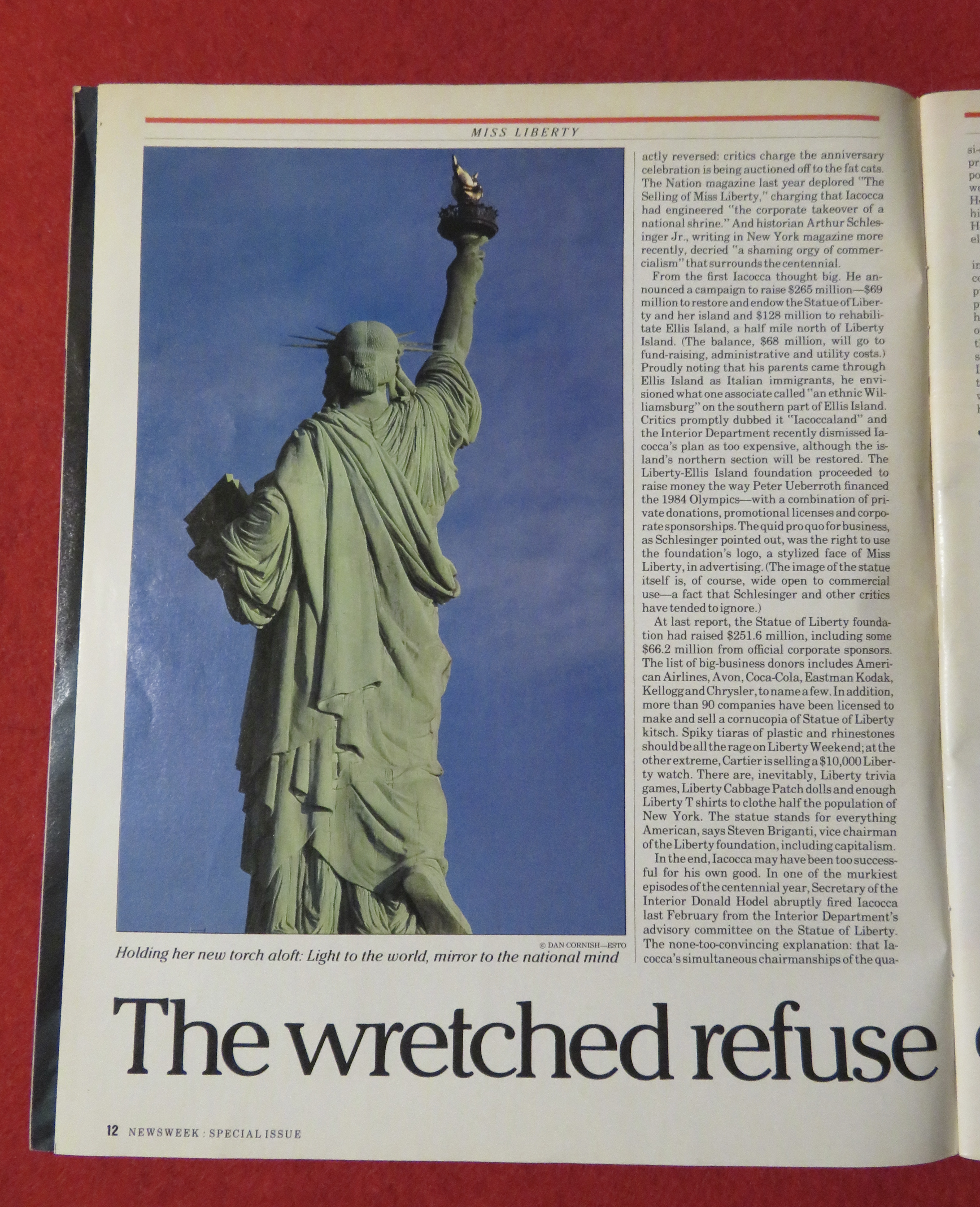 Newsweek Magazine Summer 1986 Sweet Land Of Liberty