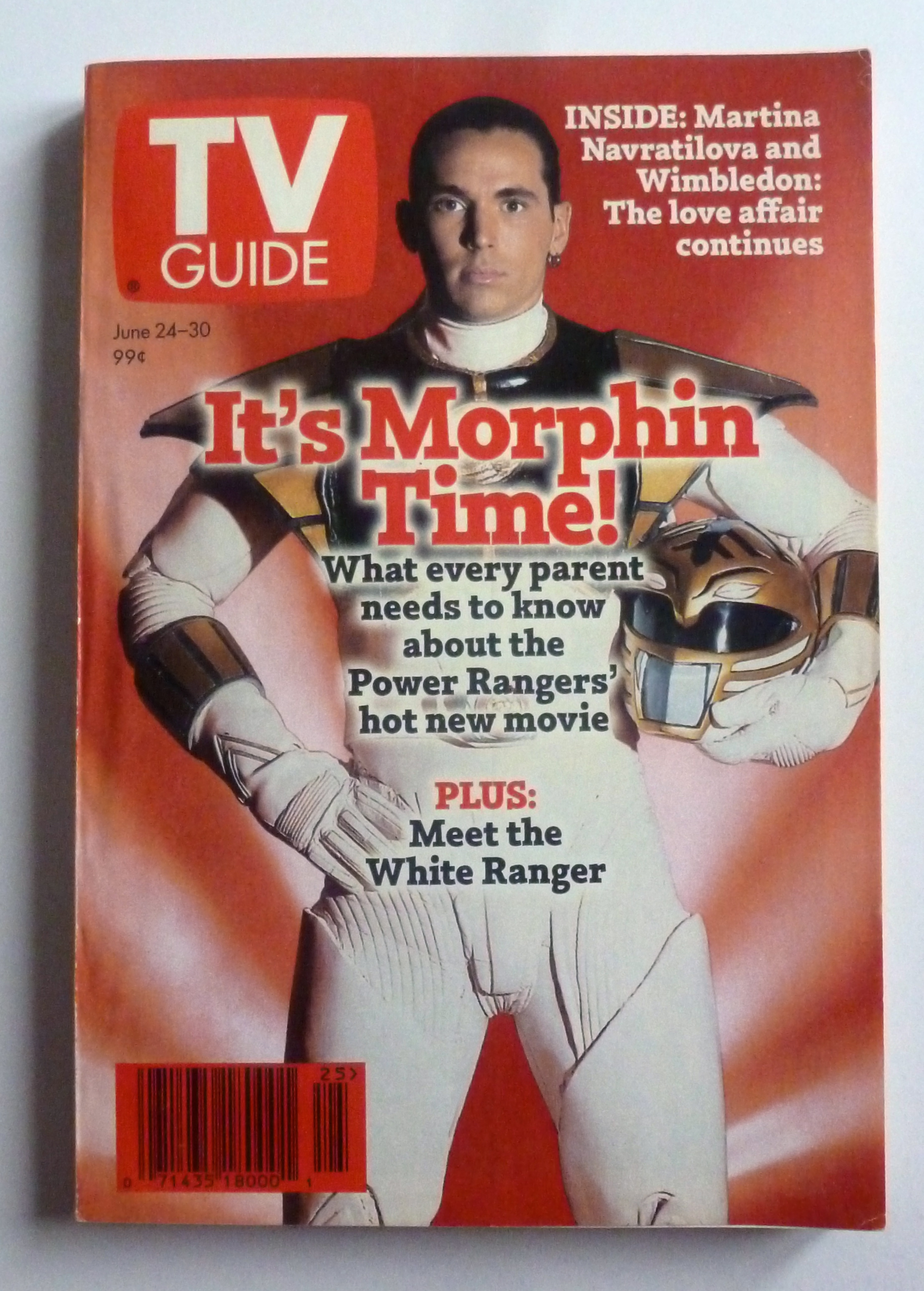 TV Guide-June 24-30, 1995-it's Morphin Time!