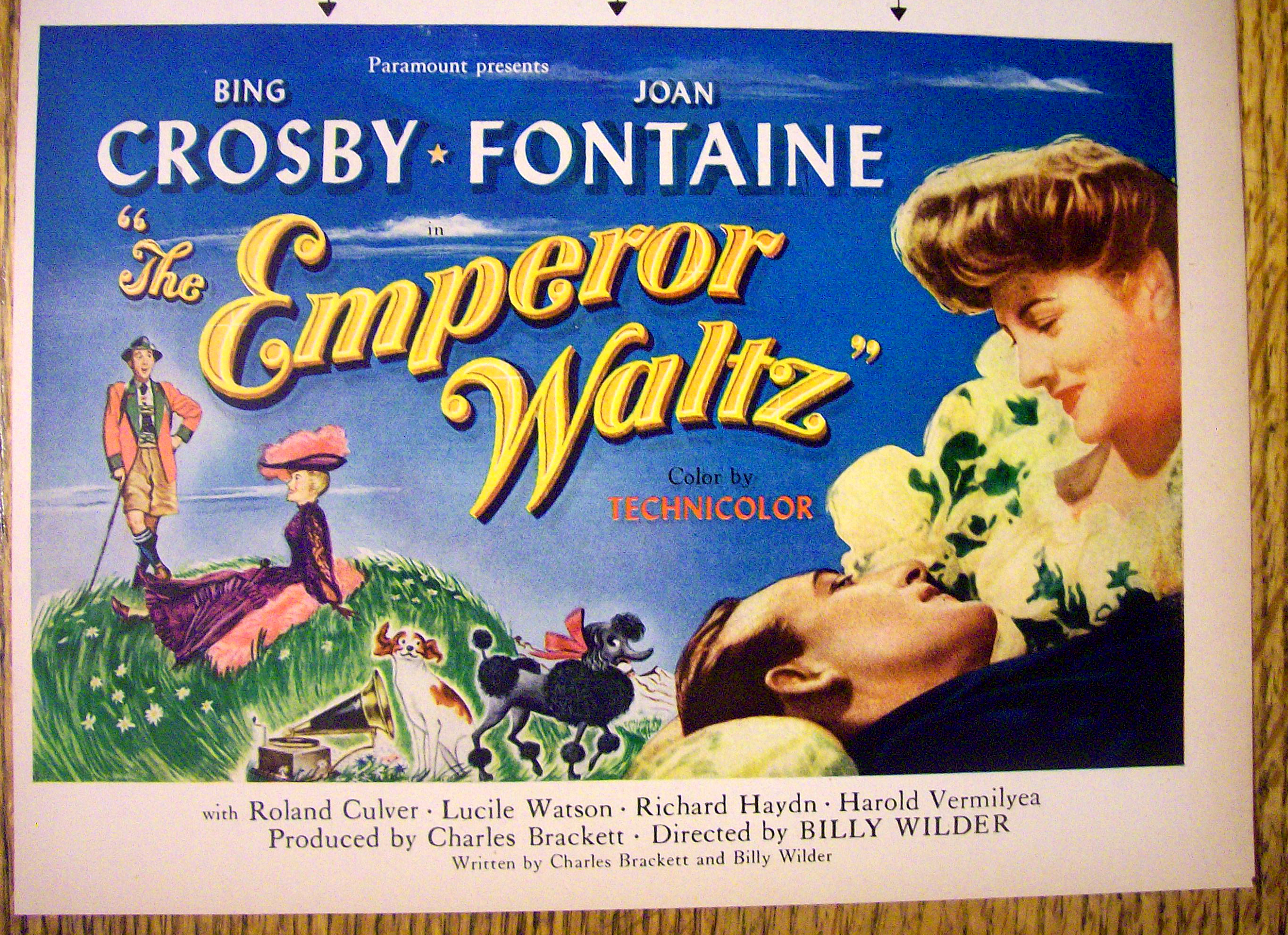 1948 The Emperor Waltz with Bing Crosby & Joan Fontaine