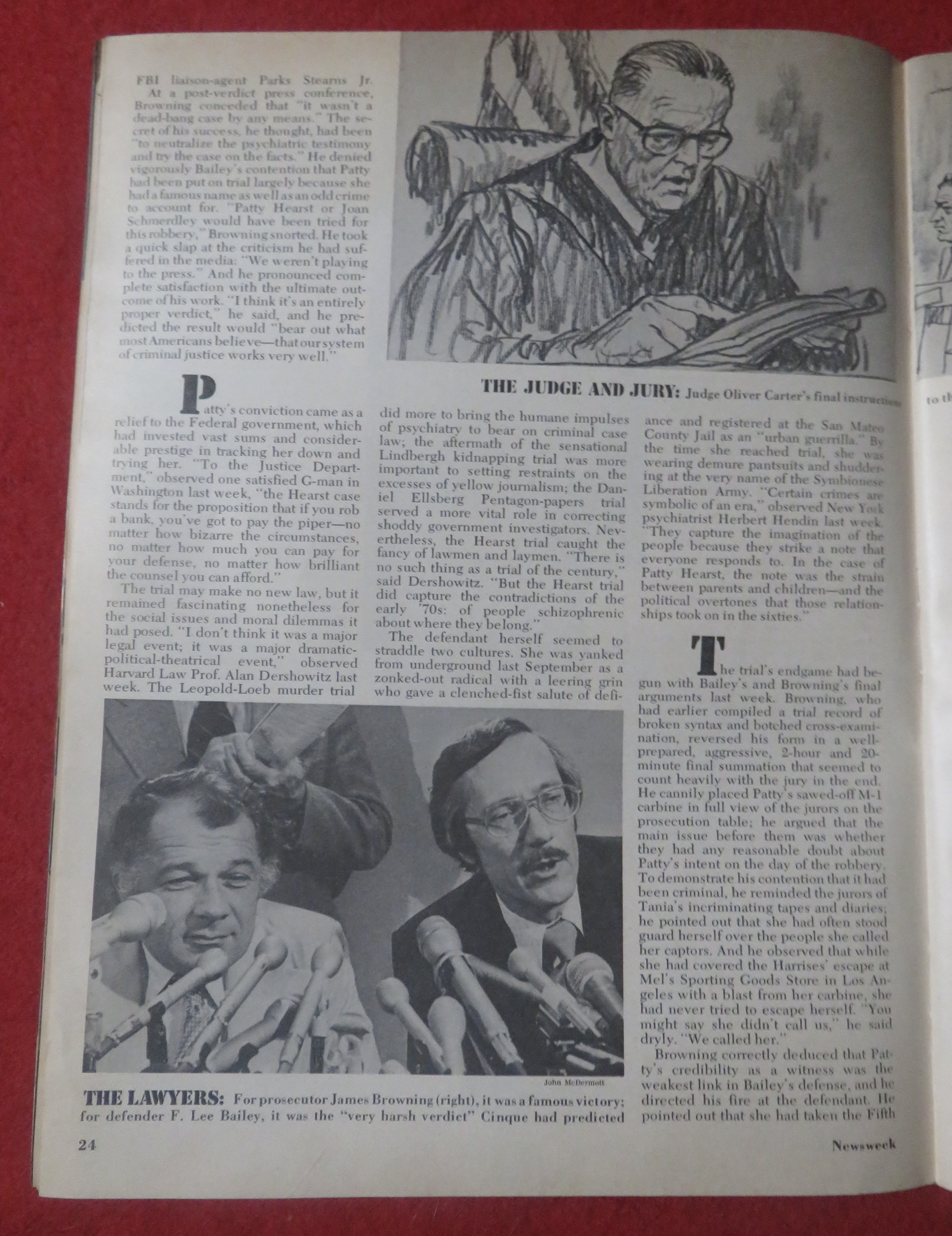 Newsweek Magazine March 29, 1976 Guilty