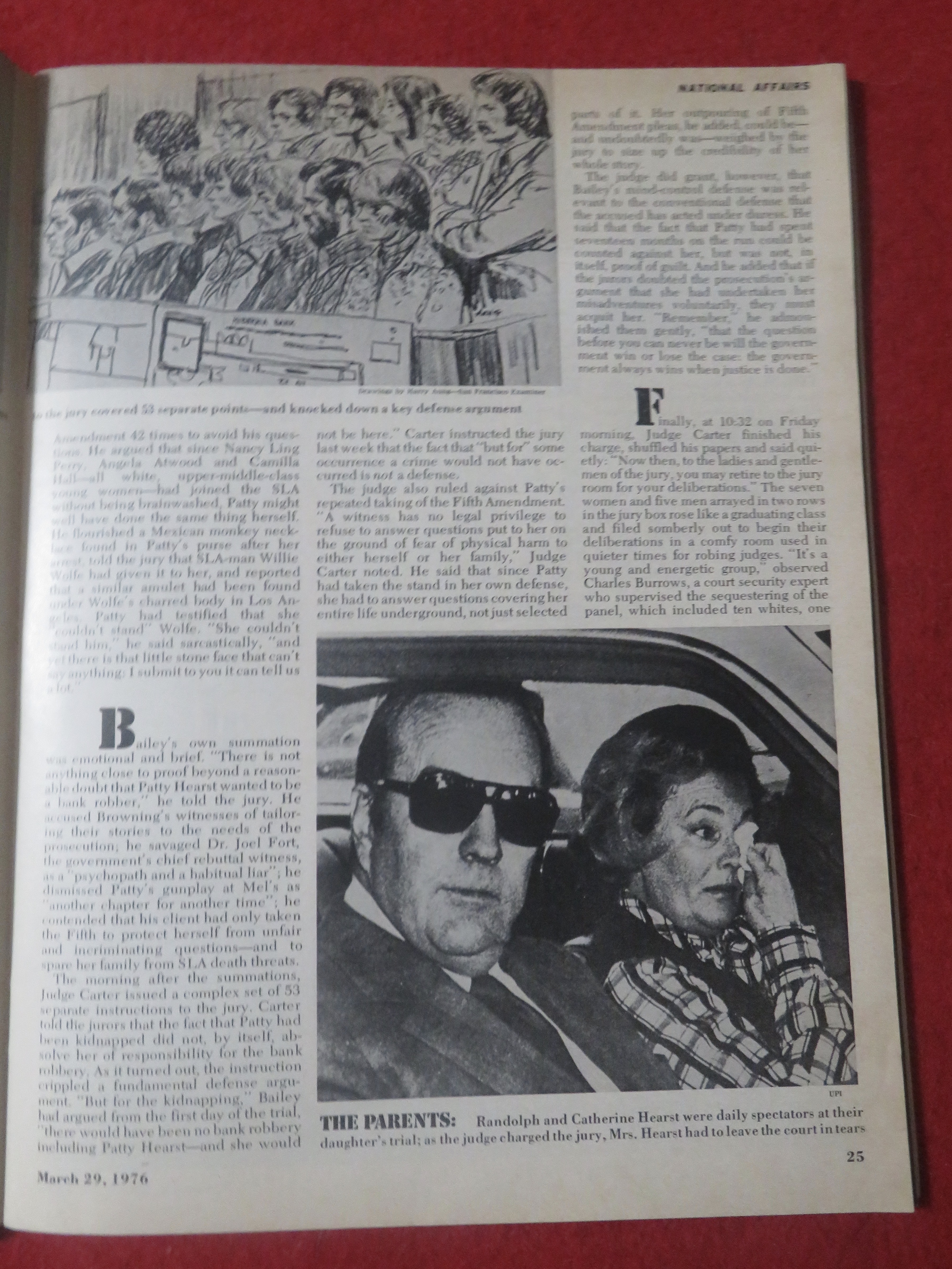 Newsweek Magazine March 29, 1976 Guilty