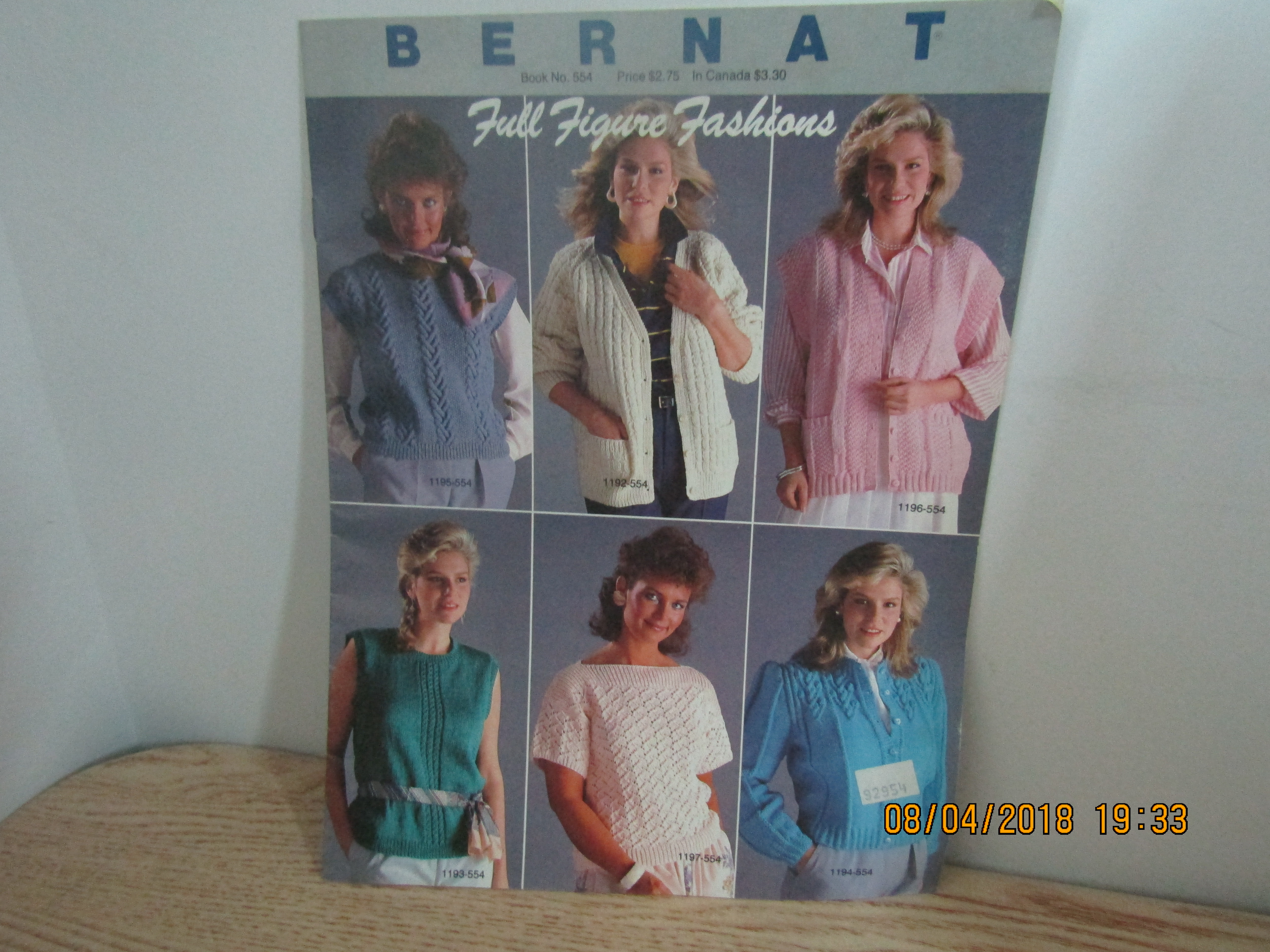 Bernat Women's Full Figure Fashions #554
