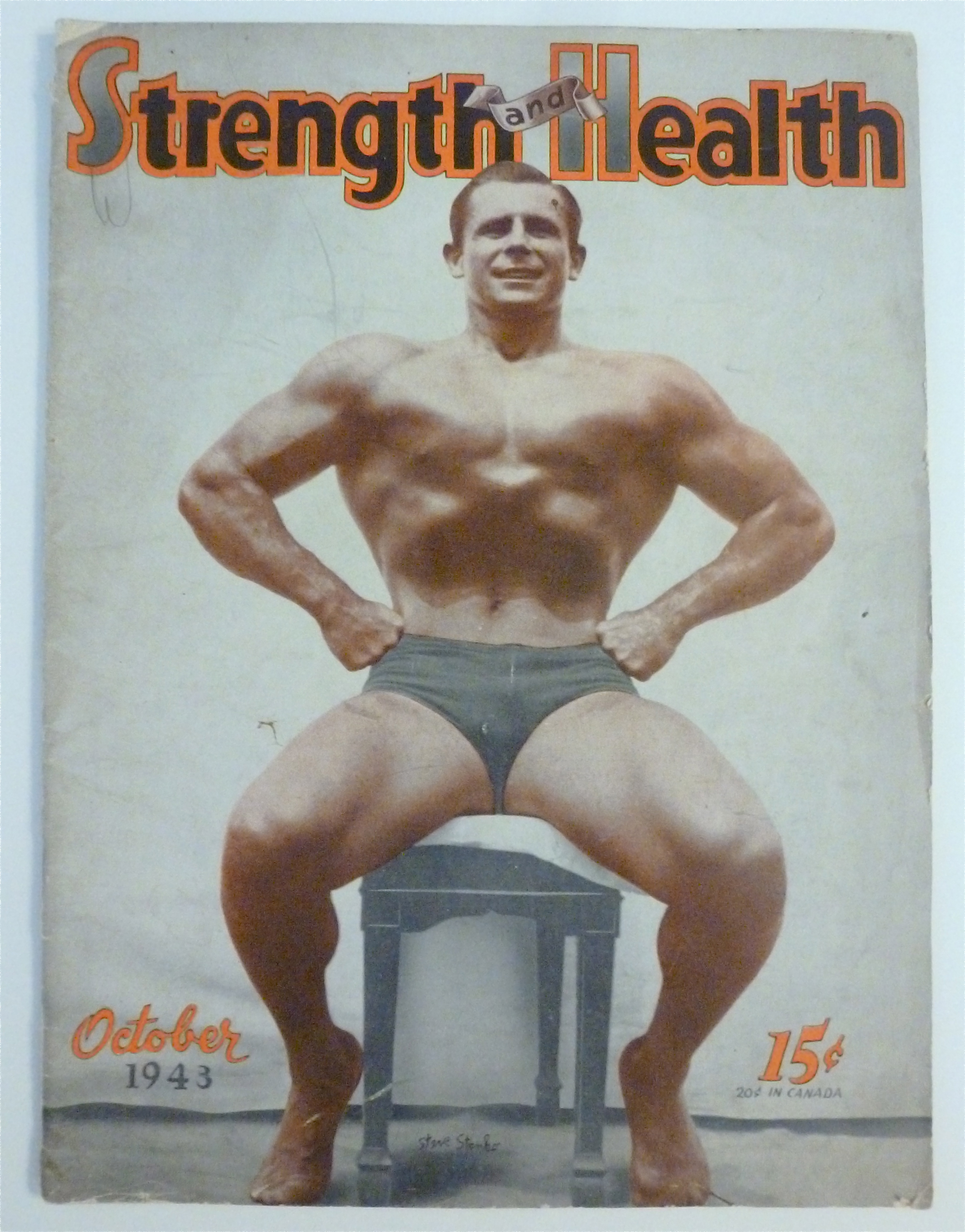 Strength & Health Magazine October 1943 Steve Sanko