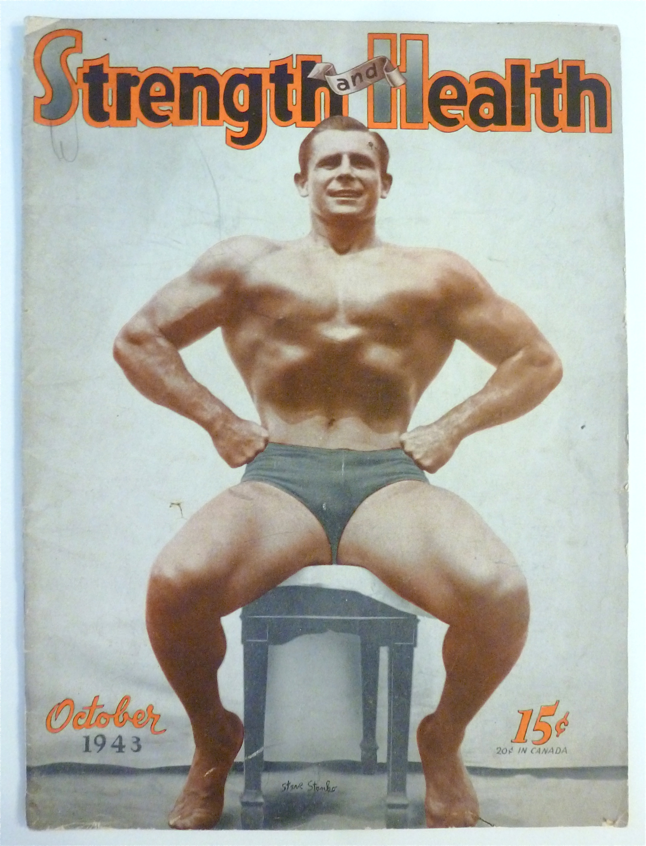 Strength & Health Magazine October 1943 Steve Sanko