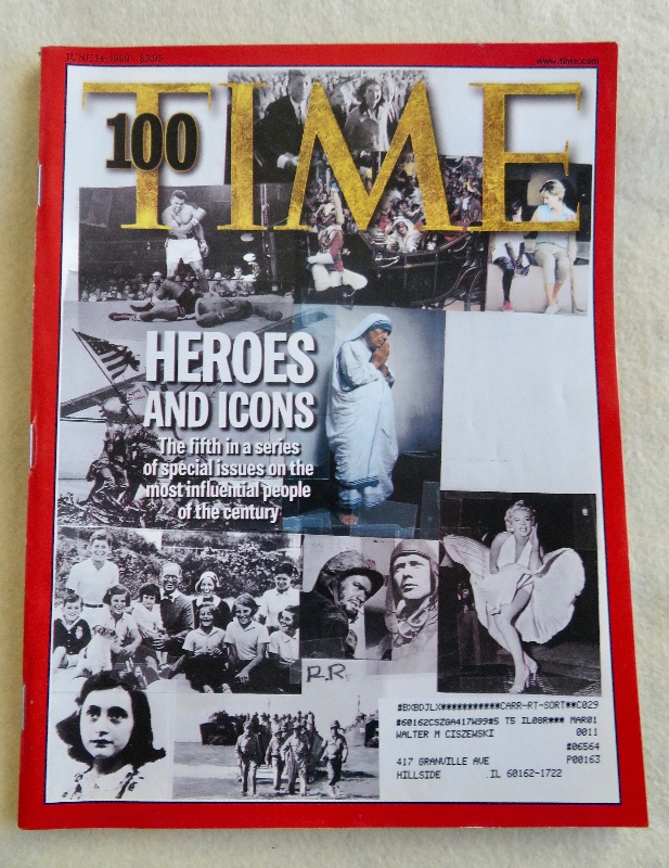 Time Magazine June 14, 1999 100 Heroes & Icons