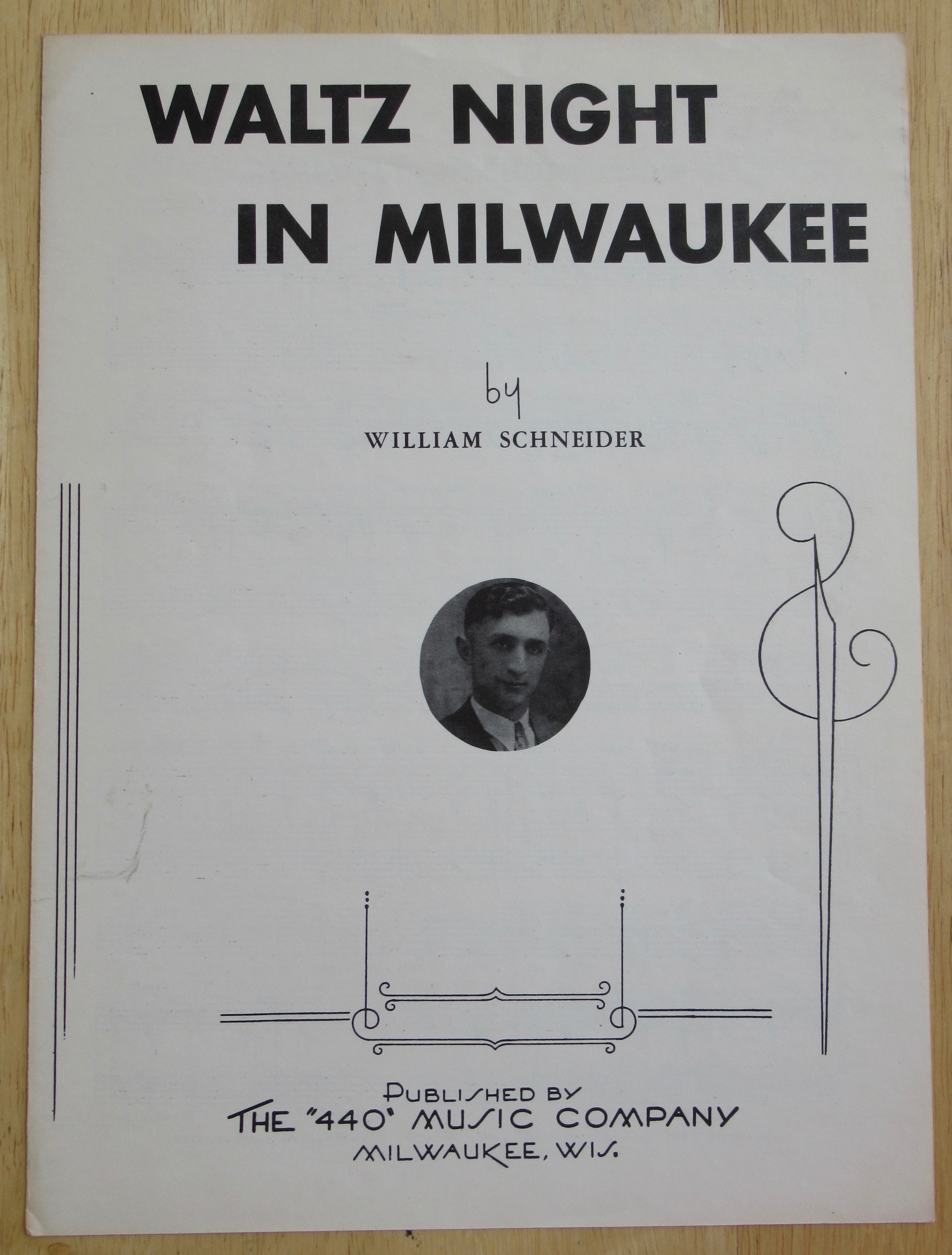 1950 Waltz Night In Milwaukee Sheet Music