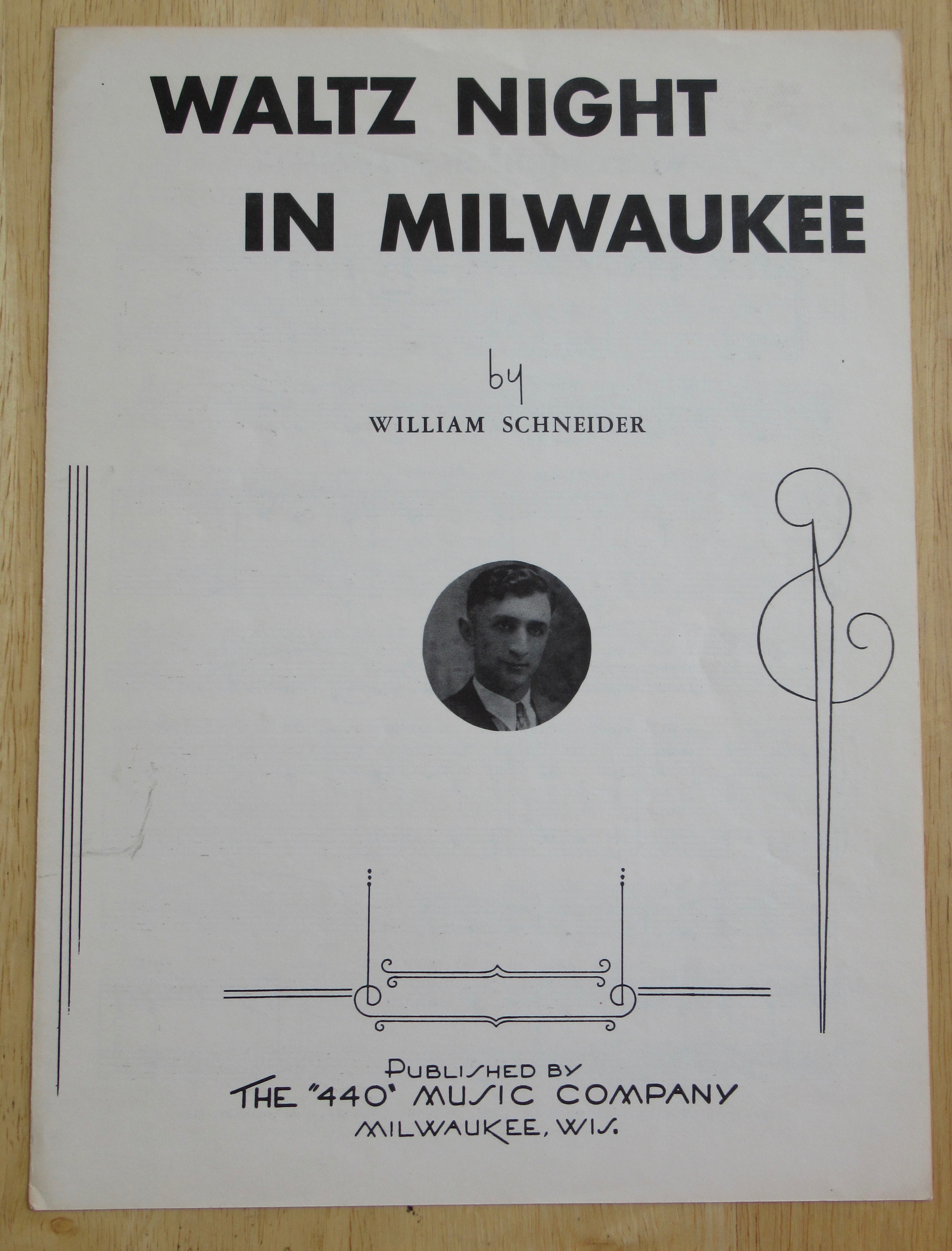 1950 Waltz Night In Milwaukee Sheet Music