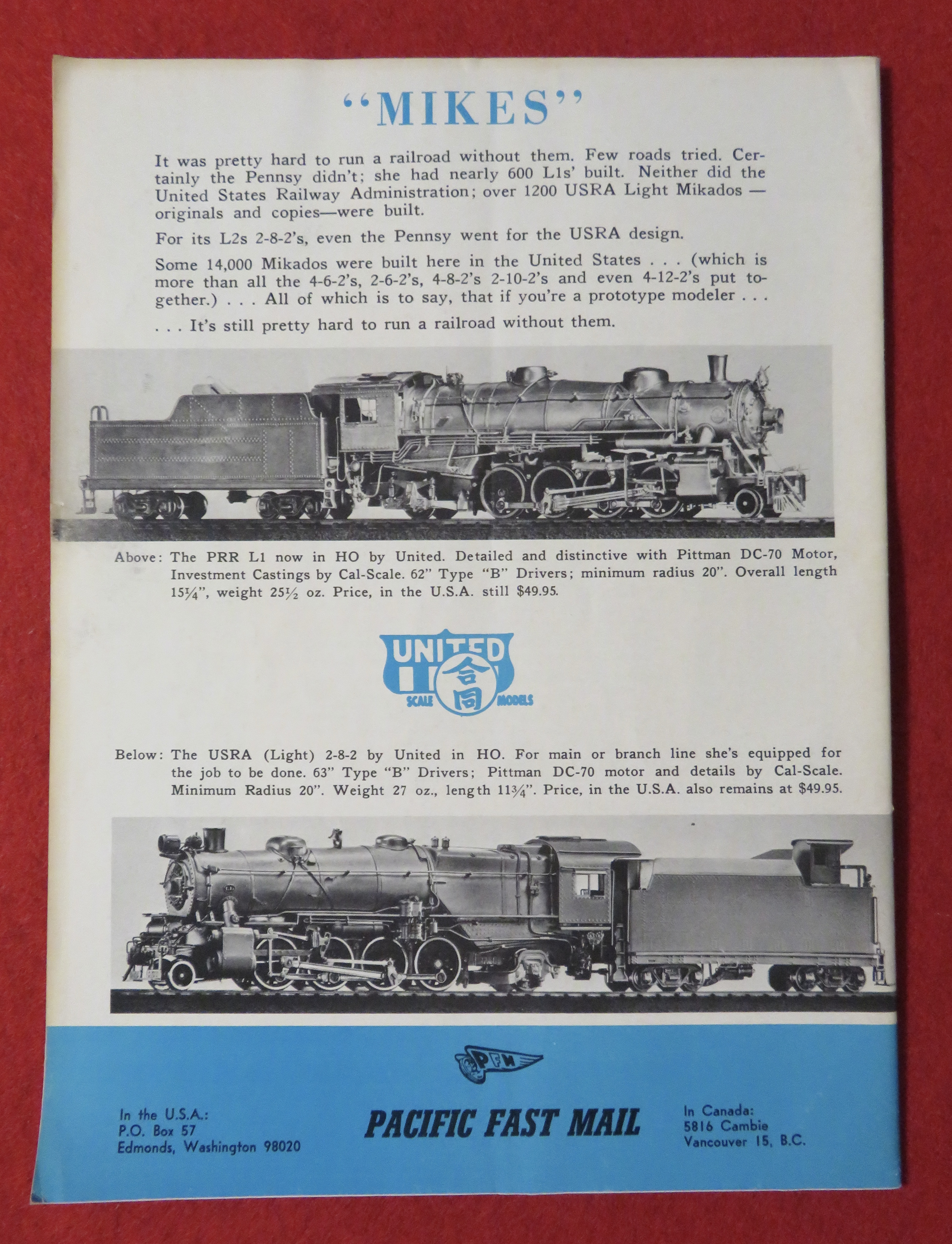 Railroad Model Craftsman Magazine December 1966