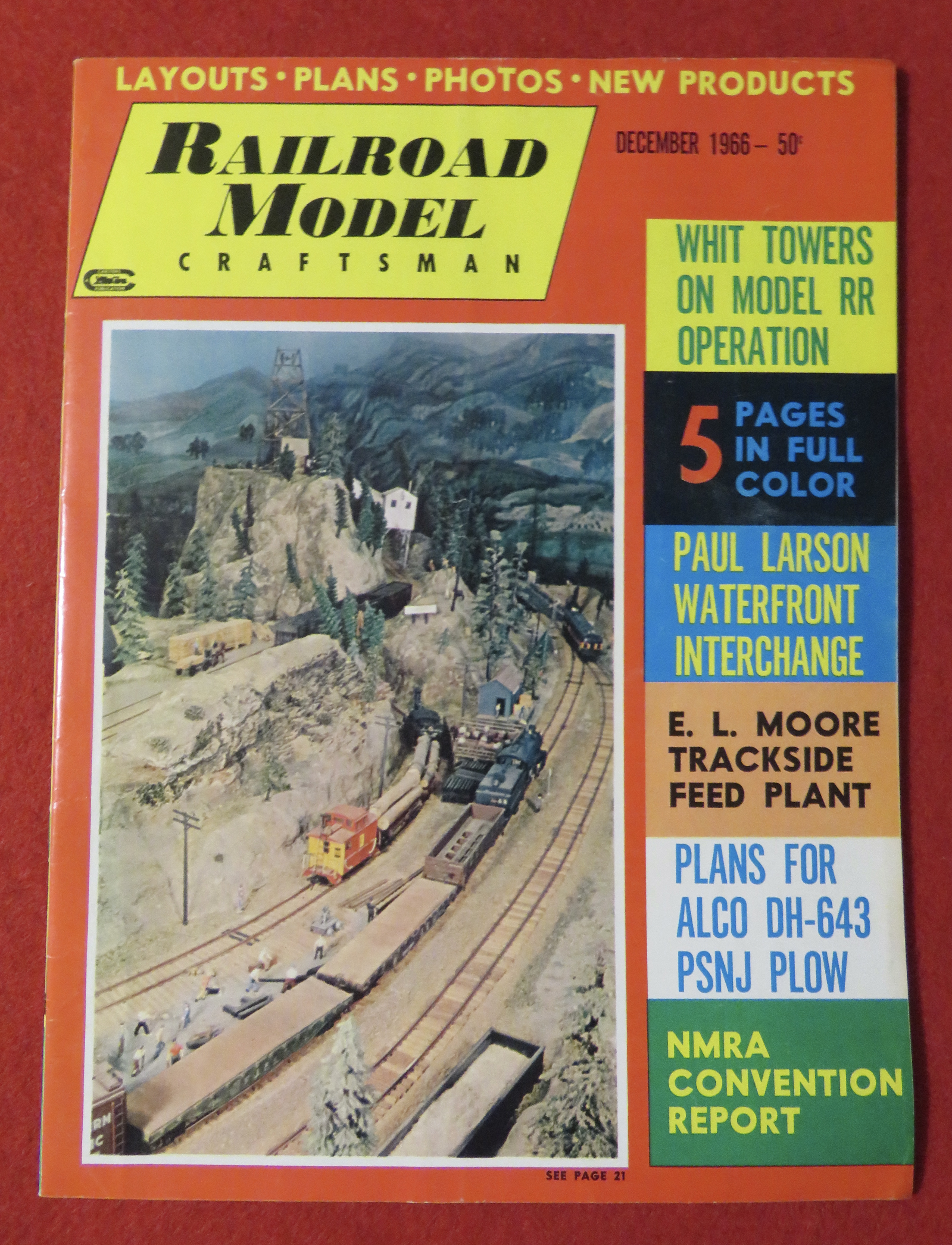 Railroad Model Craftsman Magazine December 1966