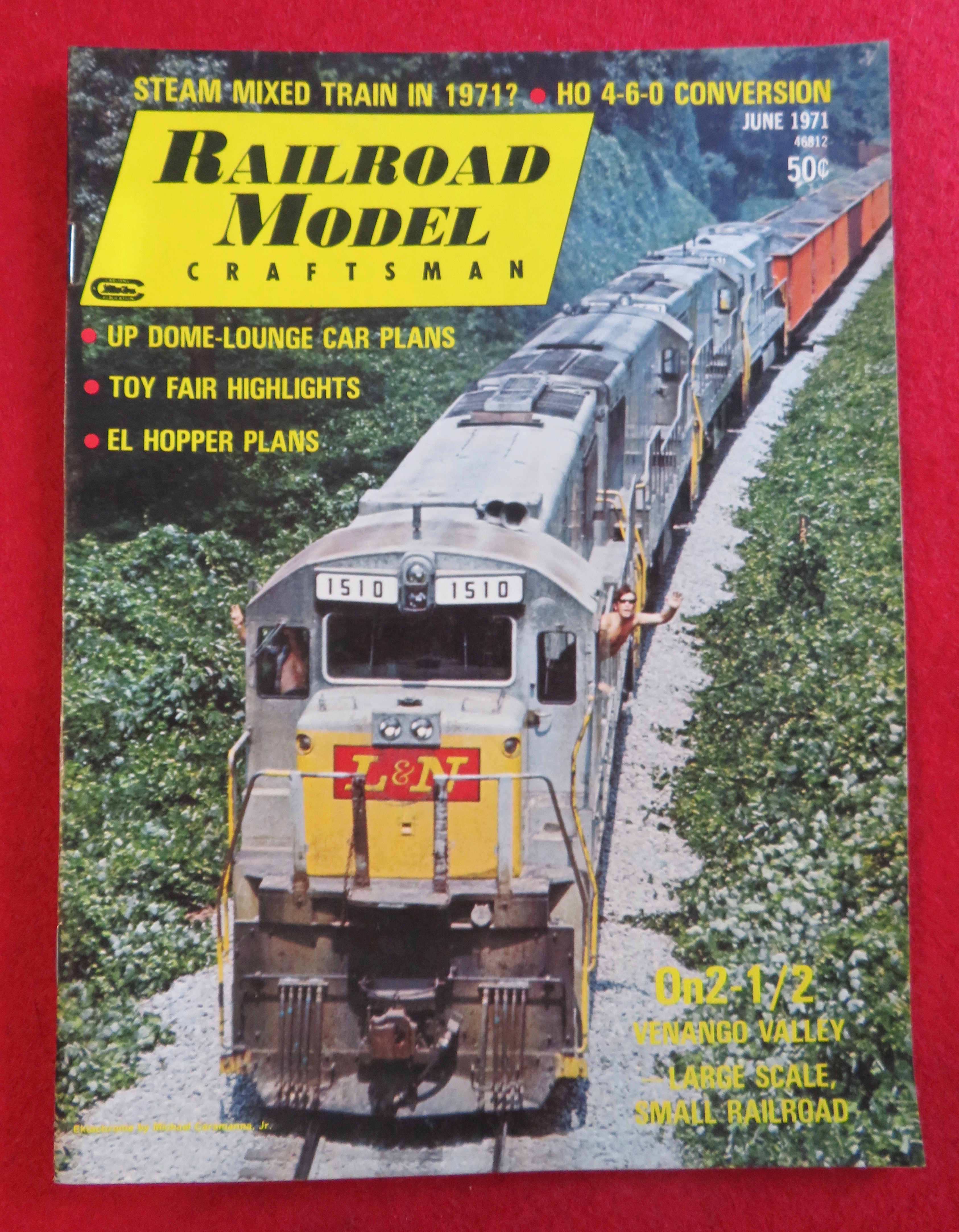 Railroad Model Craftsman Magazine June 1971