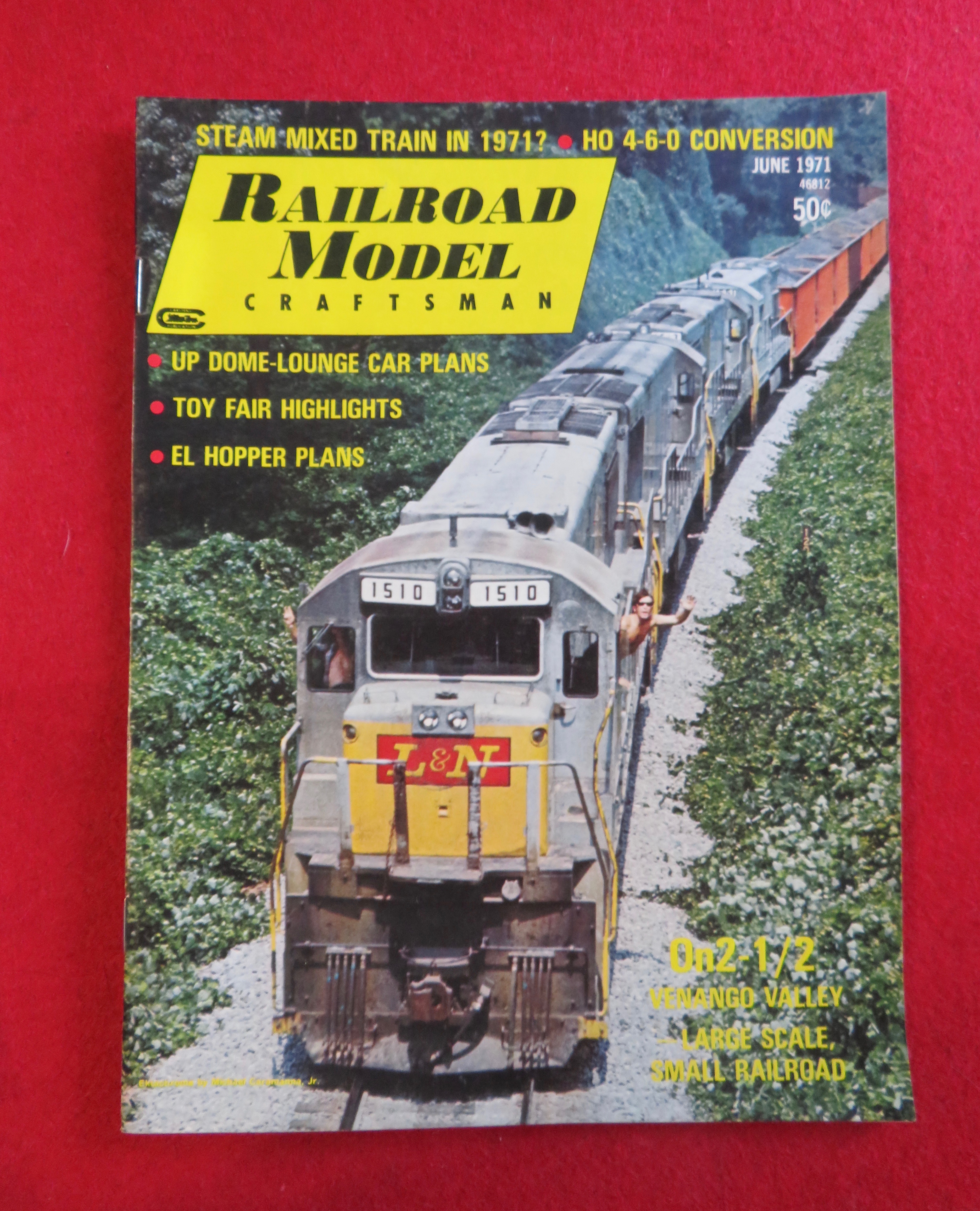 Railroad Model Craftsman Magazine June 1971
