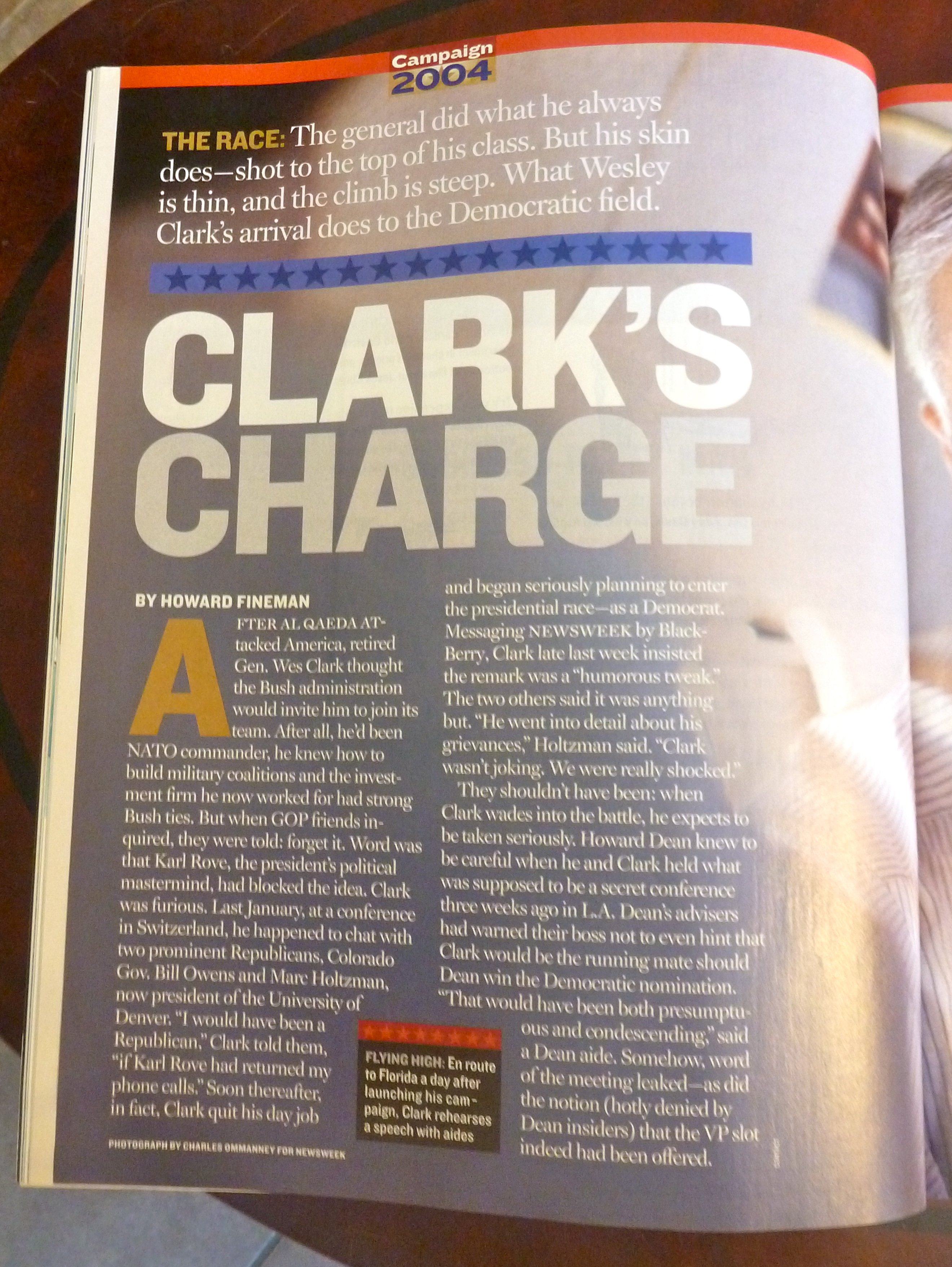 Newsweek Magazine-September 29, 2003-Gen Clark