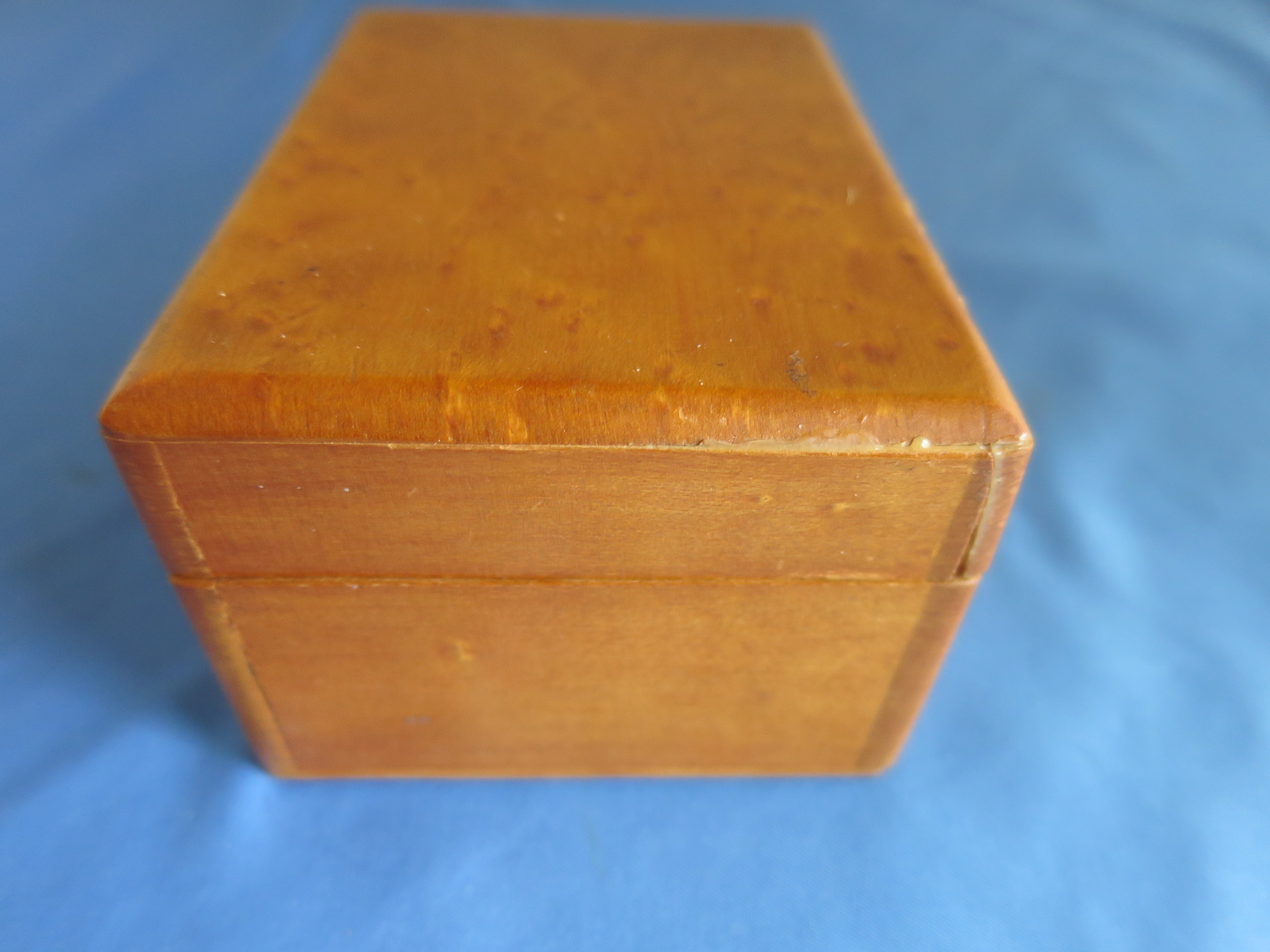 Victorian Clarks Spool Cotton Maple Wooden Box 1880s