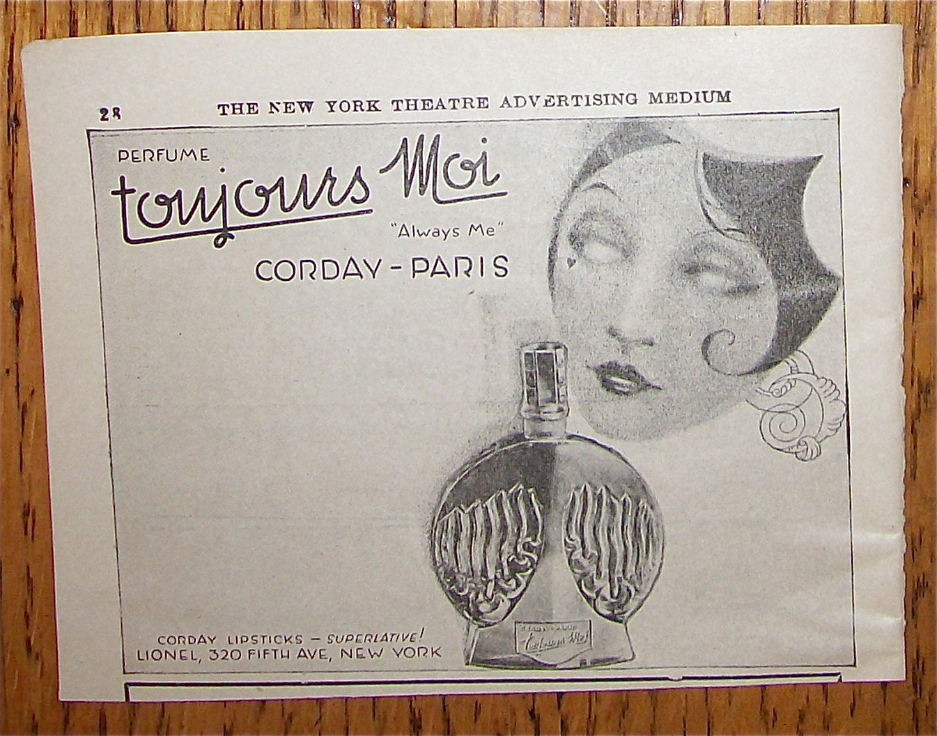 1926 Corday-Paris with Toujours Moi & Woman
