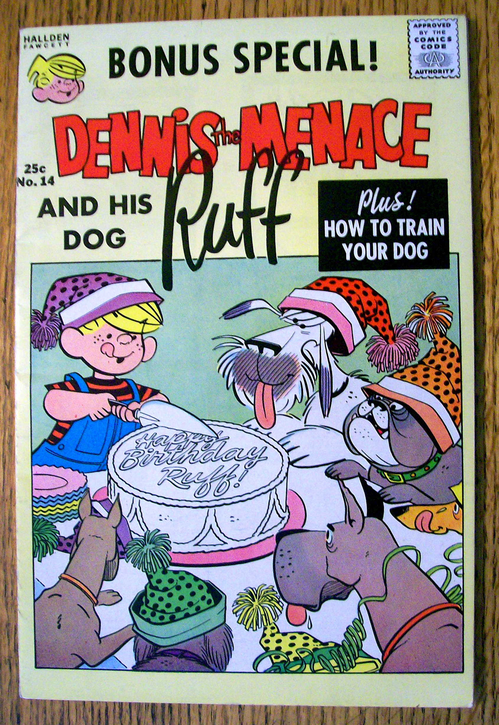 Dennis The Menace Comic #14-Summer 1963-Train Dog