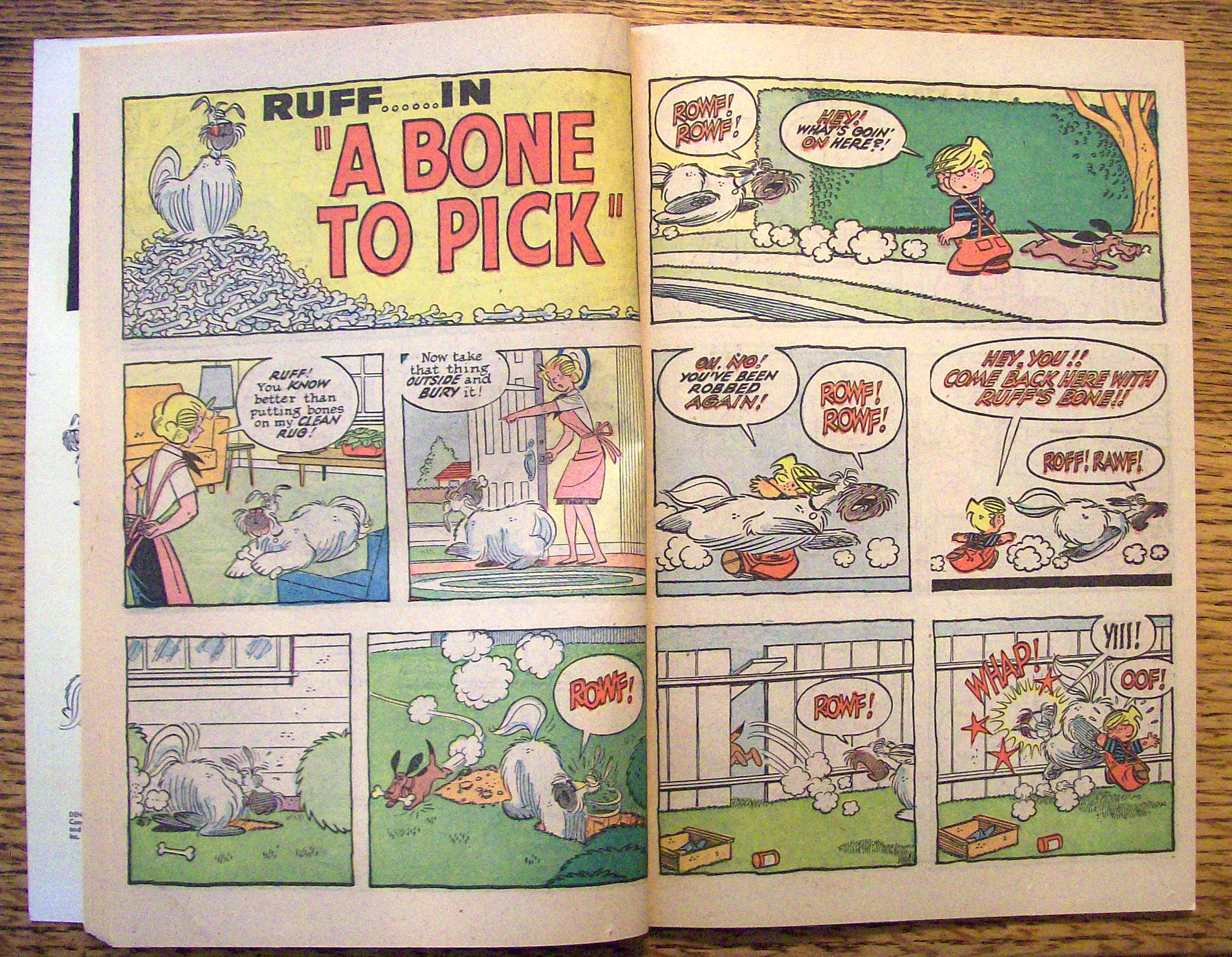 Dennis The Menace Comic #14-Summer 1963-Train Dog