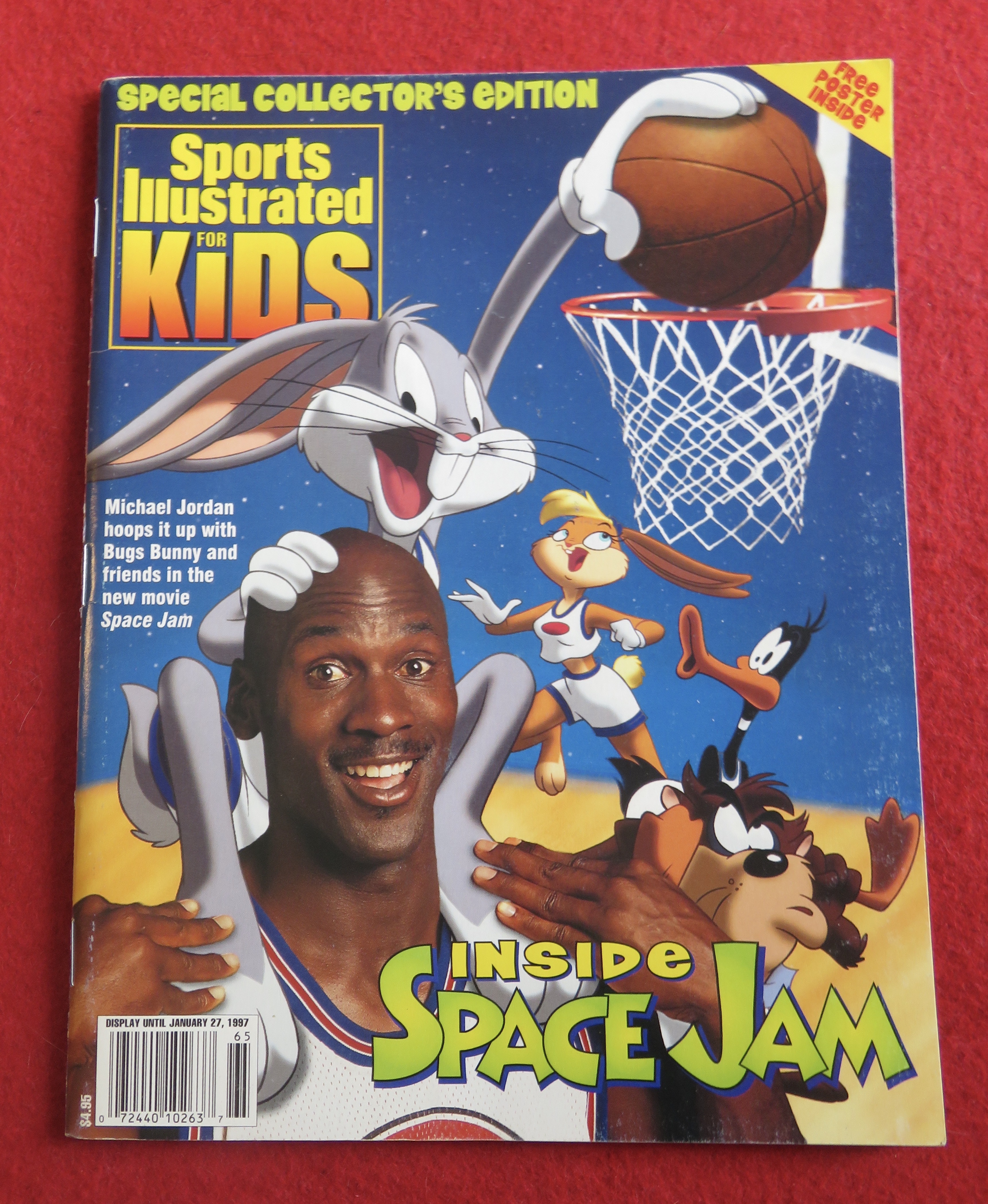 Sports Illustrated For Kids Magazine 1996 Space Jam