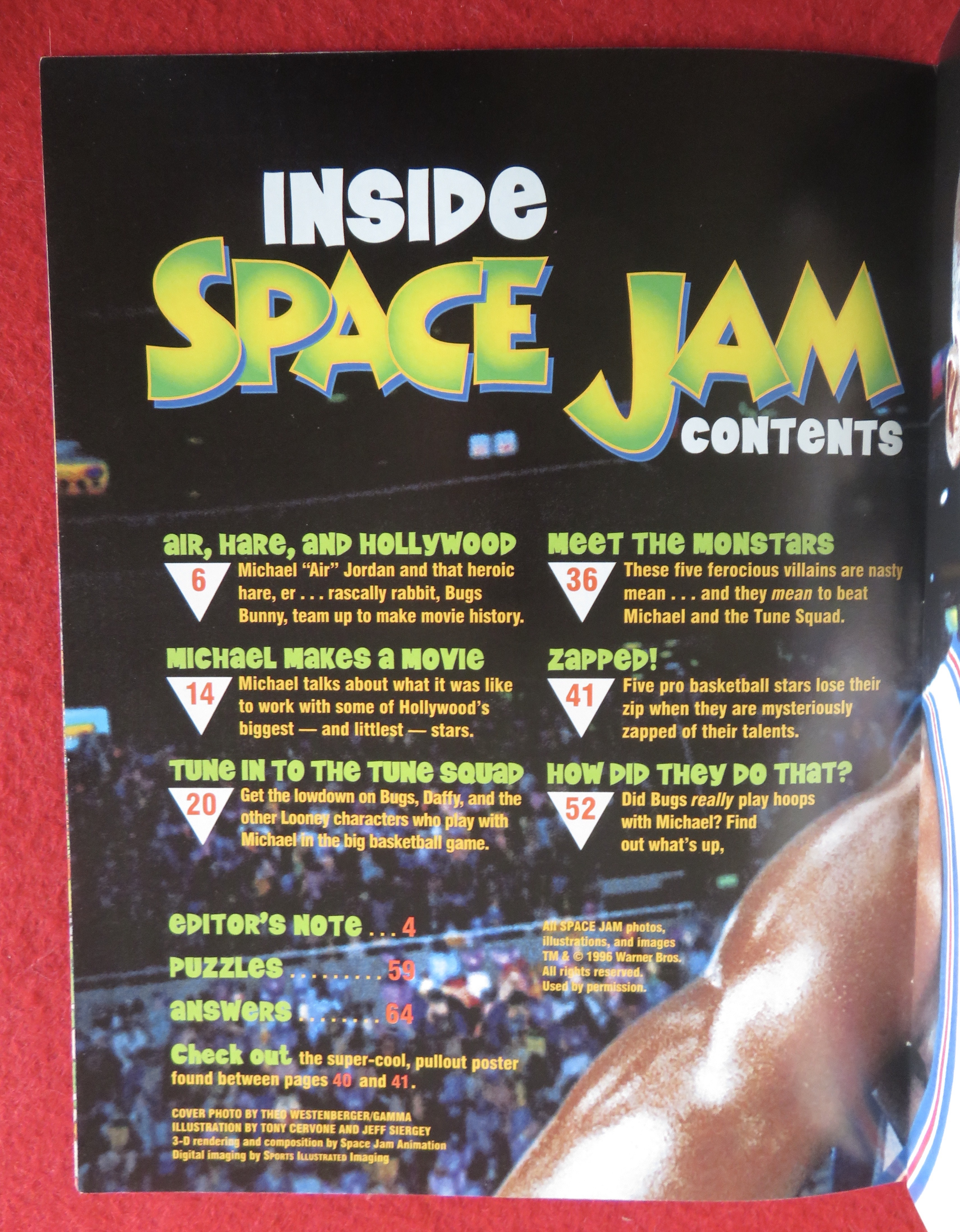 Sports Illustrated For Kids Magazine 1996 Space Jam