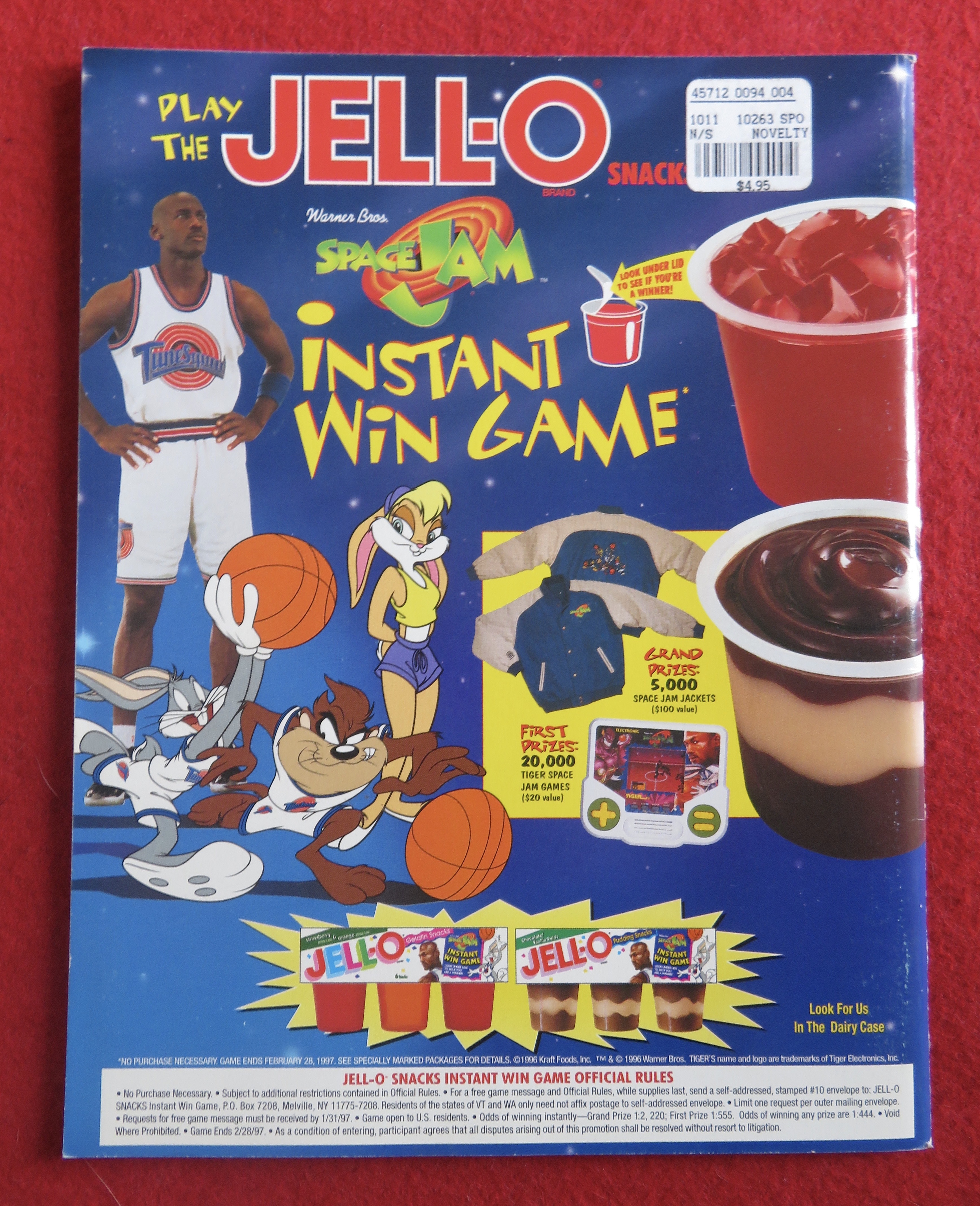 Sports Illustrated For Kids Magazine 1996 Space Jam