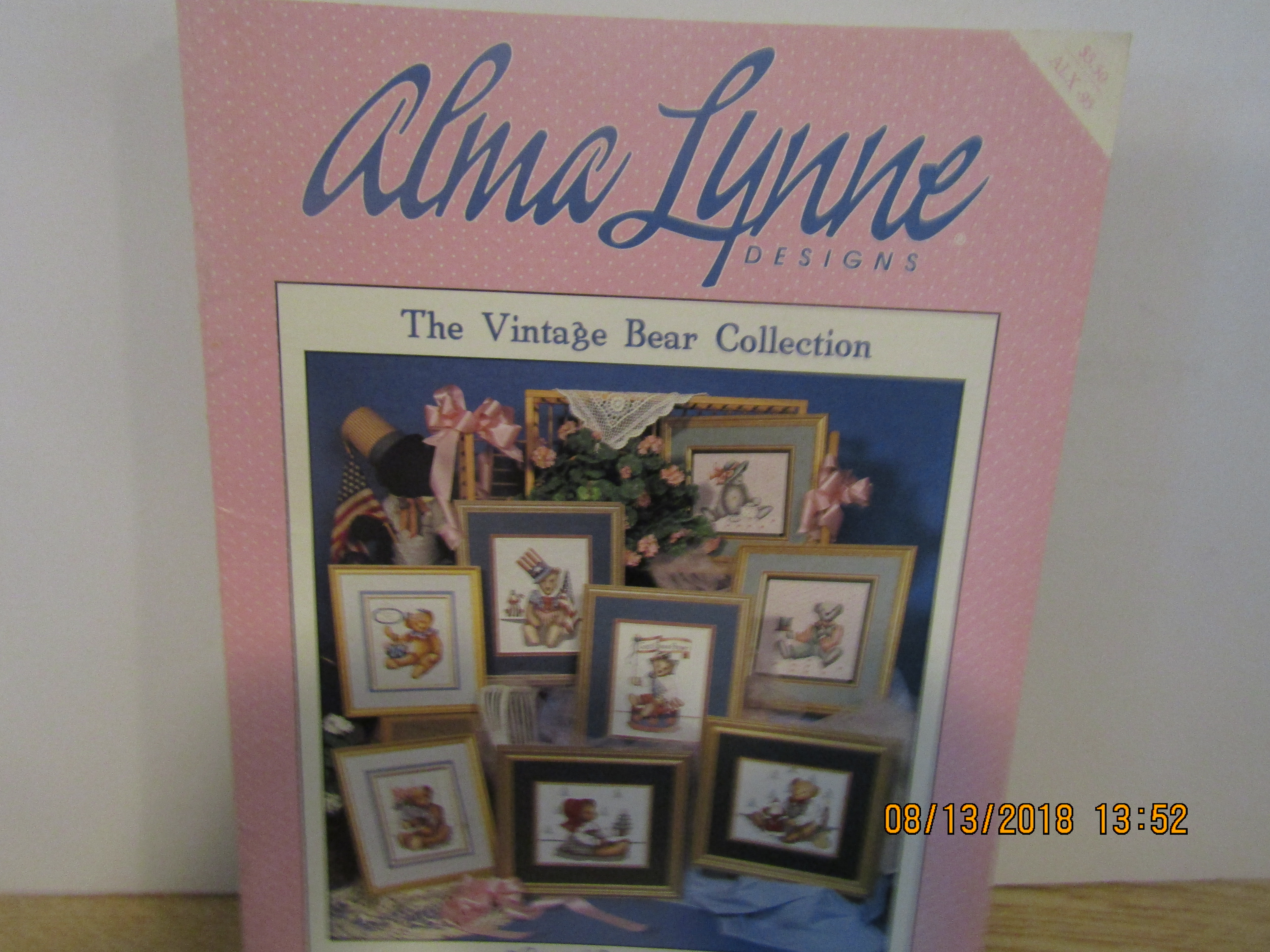 Alma Lynne Cross Stitch Vintage Bear Collection  #95