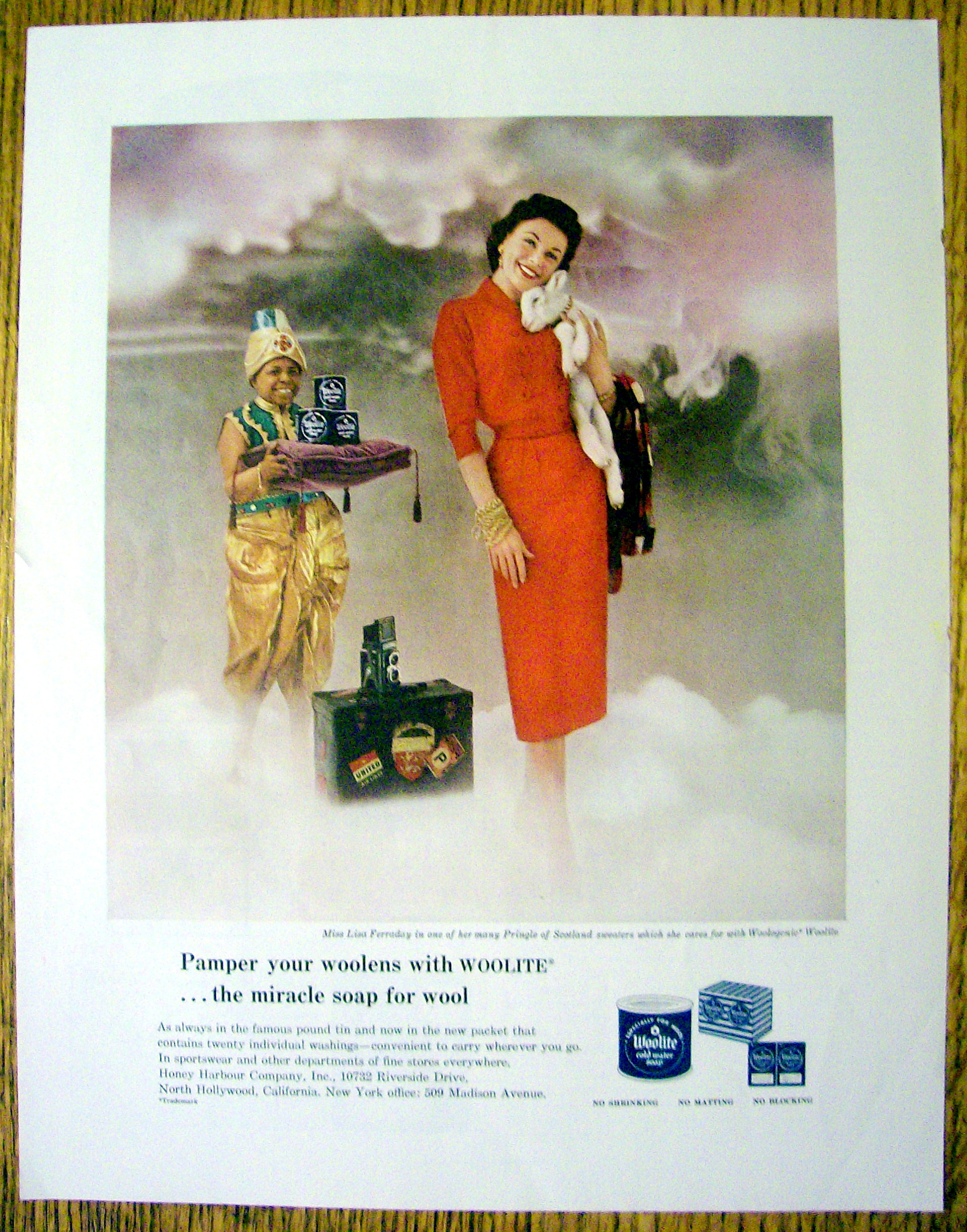 Vintage Ad: 1956 Woolite