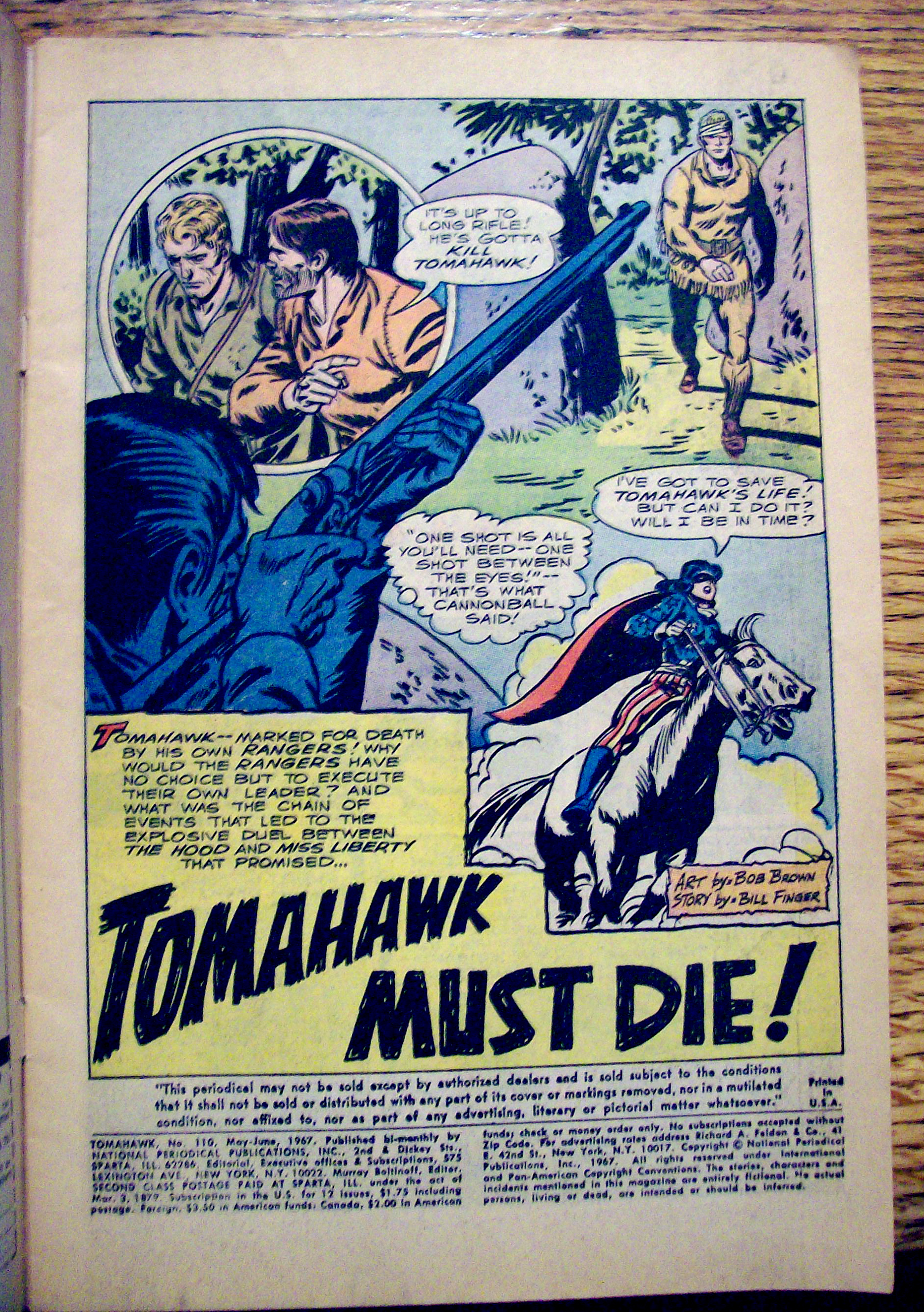Tomahawk Comics May-June 1967
