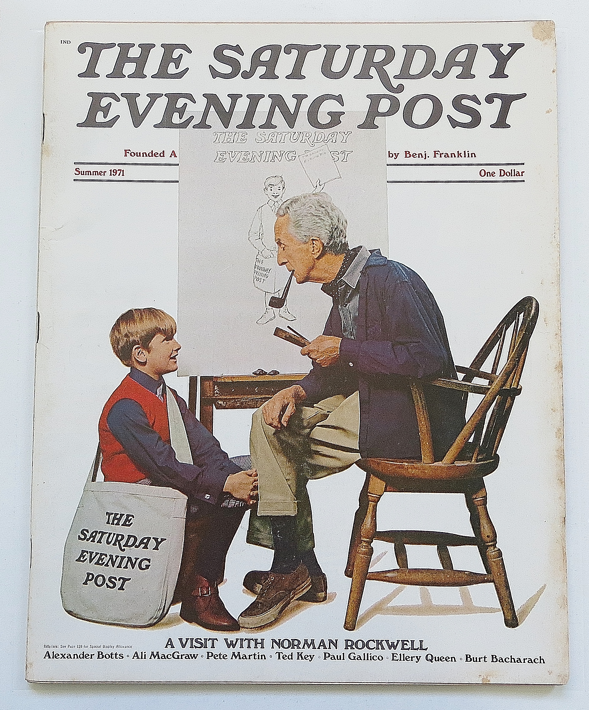Saturday Evening Post Summer 1971 Norman Rockwell