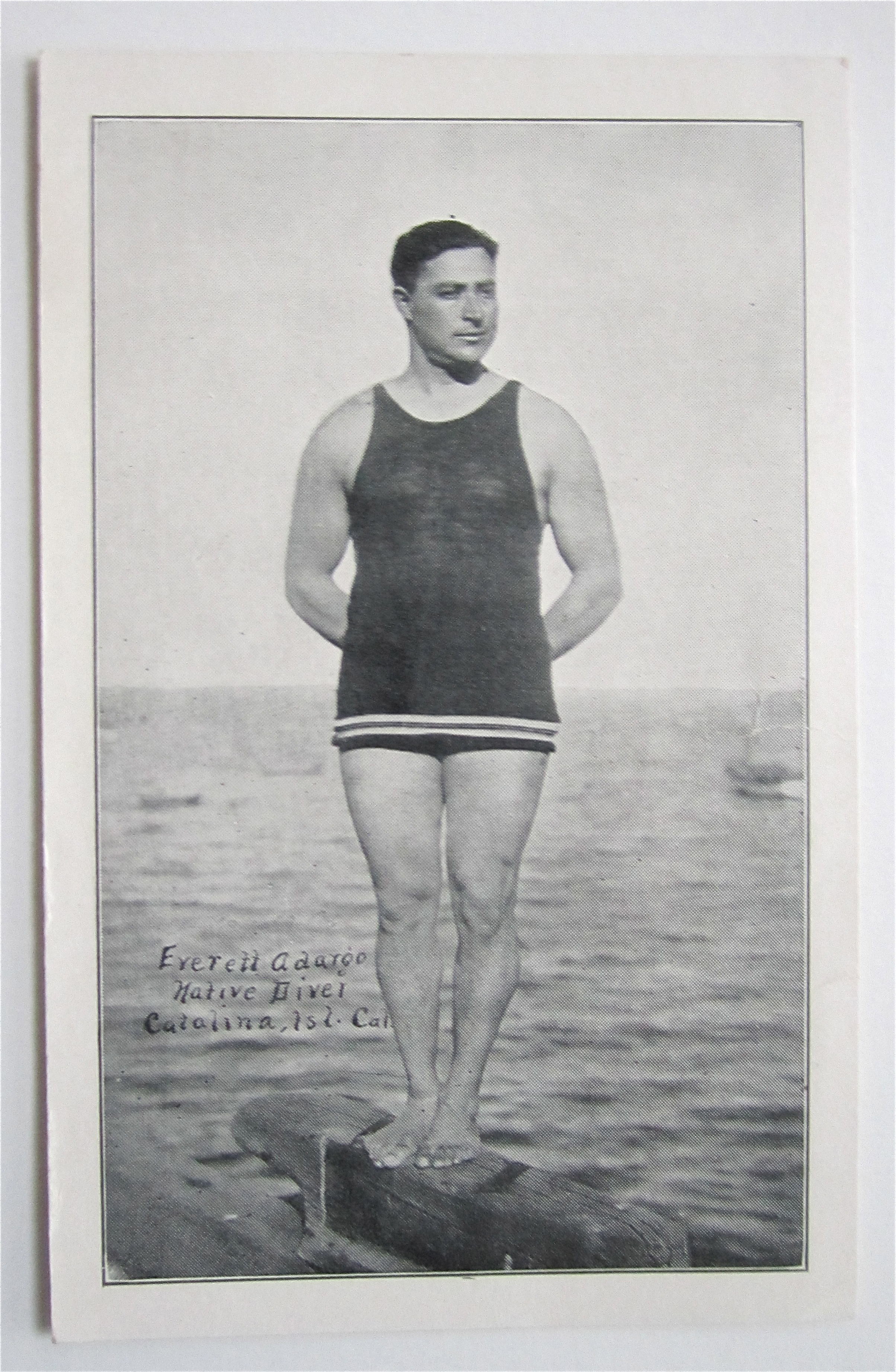 Everett Adargo (Native Diver) Postcard