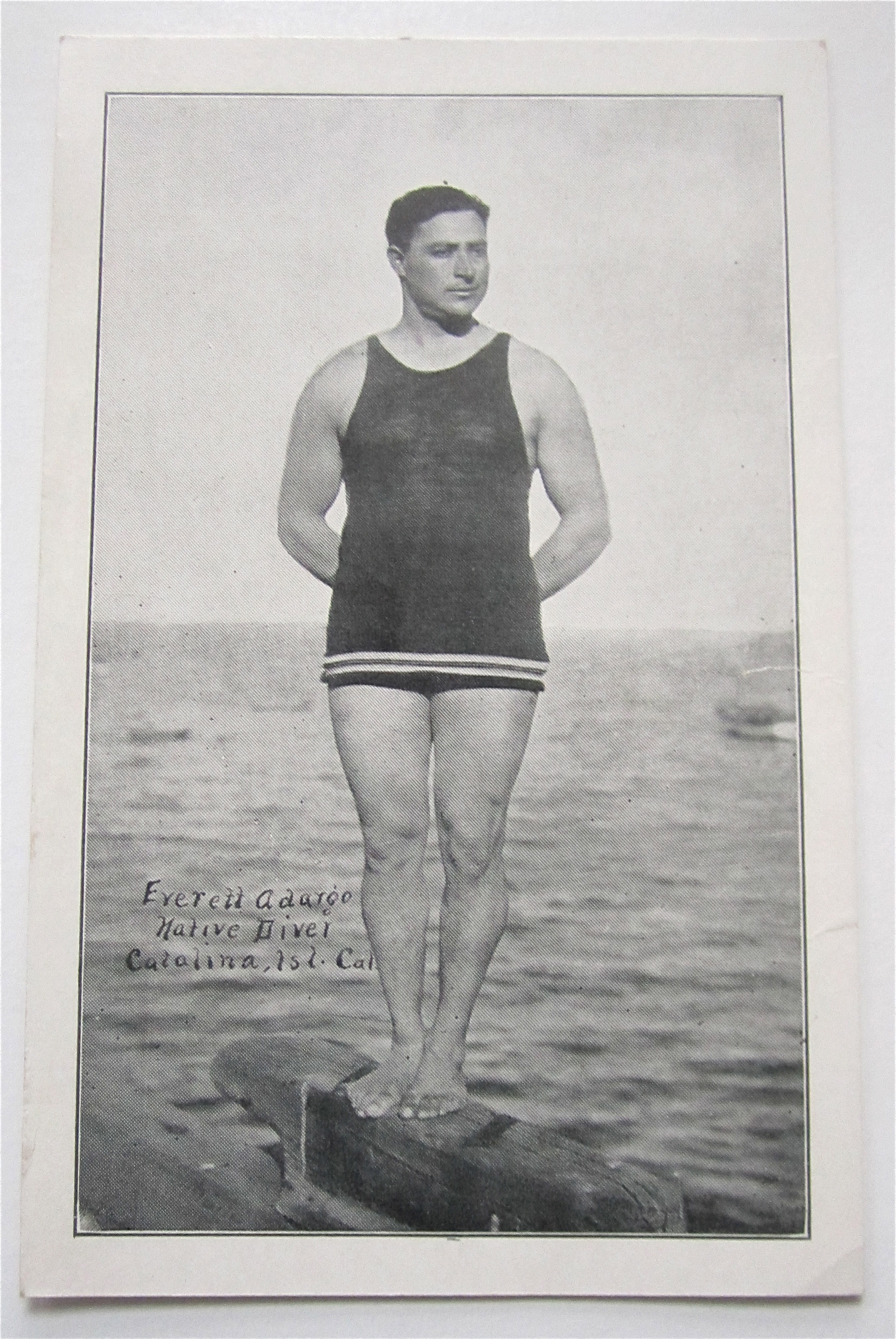 Everett Adargo (Native Diver) Postcard