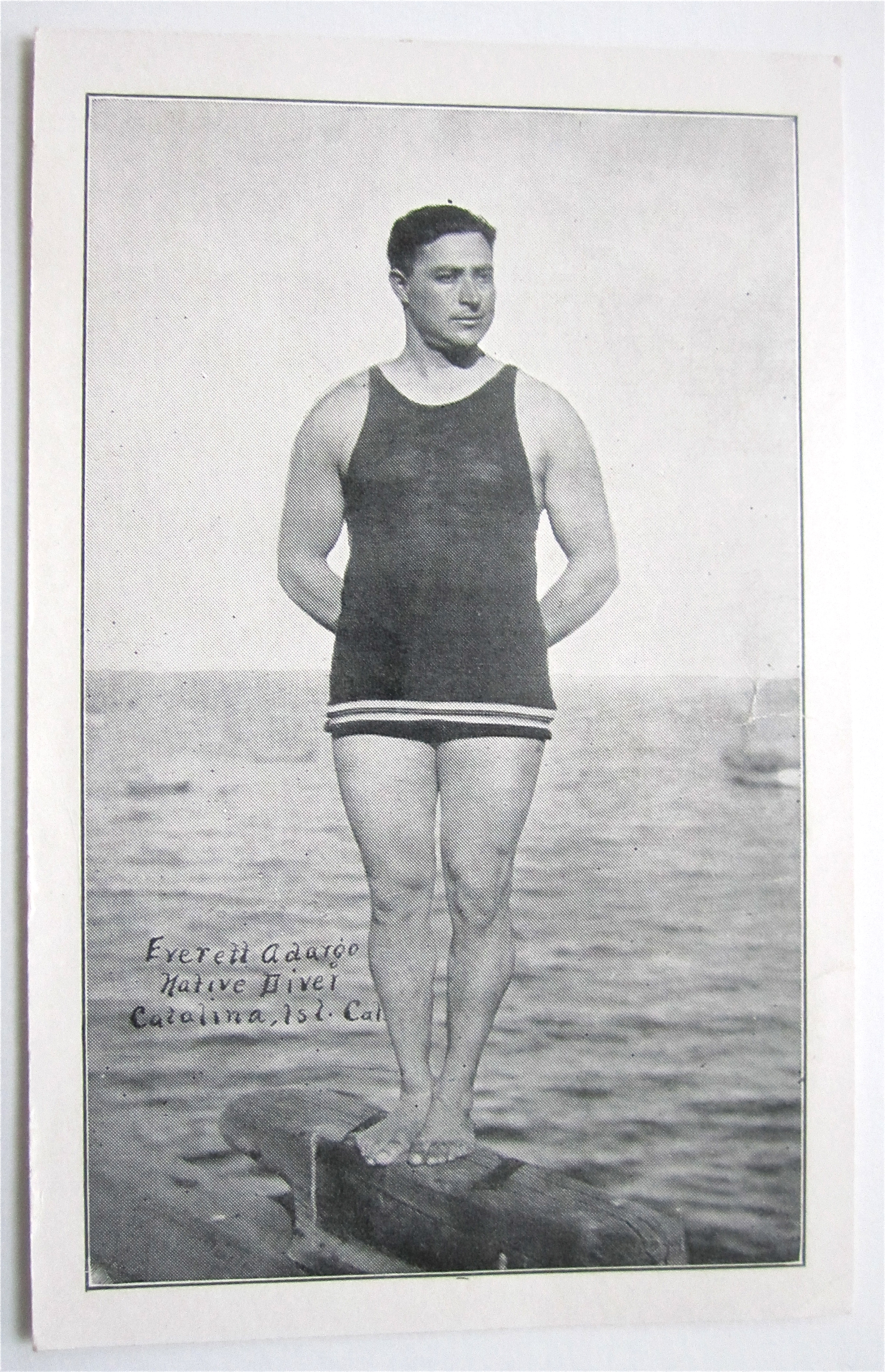 Everett Adargo (Native Diver) Postcard