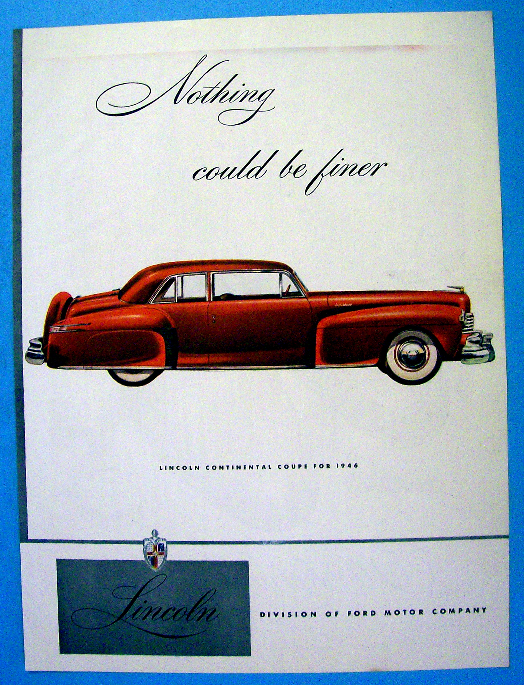 1946 Lincoln with Continental Coupe