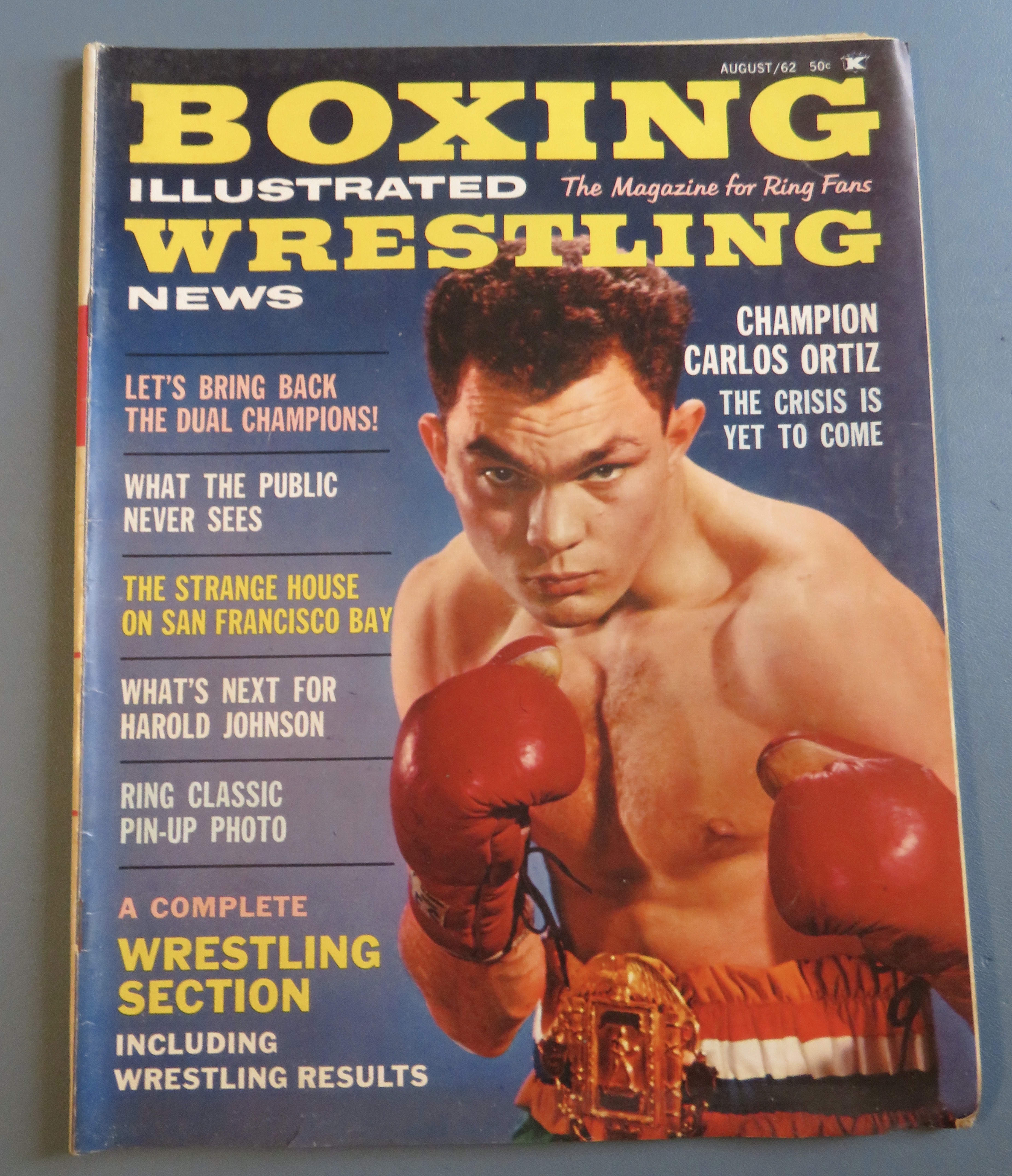 Boxing Illustrated Wrestling Magazine August 1962