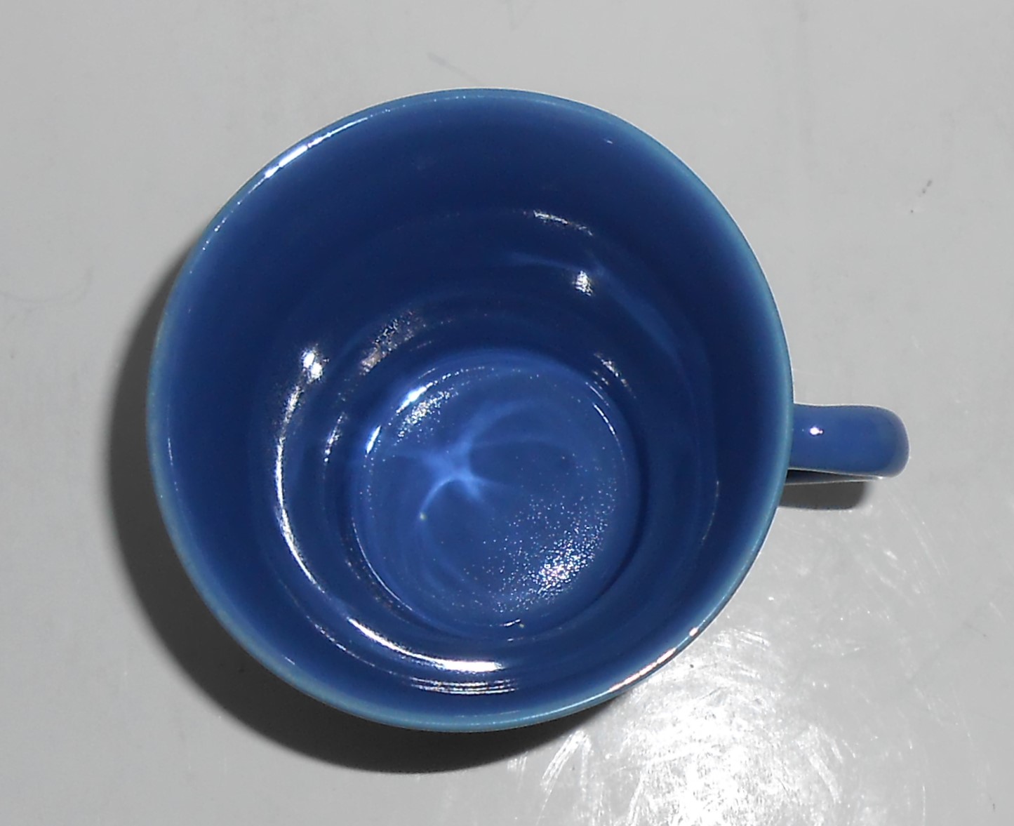 Coors Pottery Rosebud Very Rare Blue Handled Tumbler